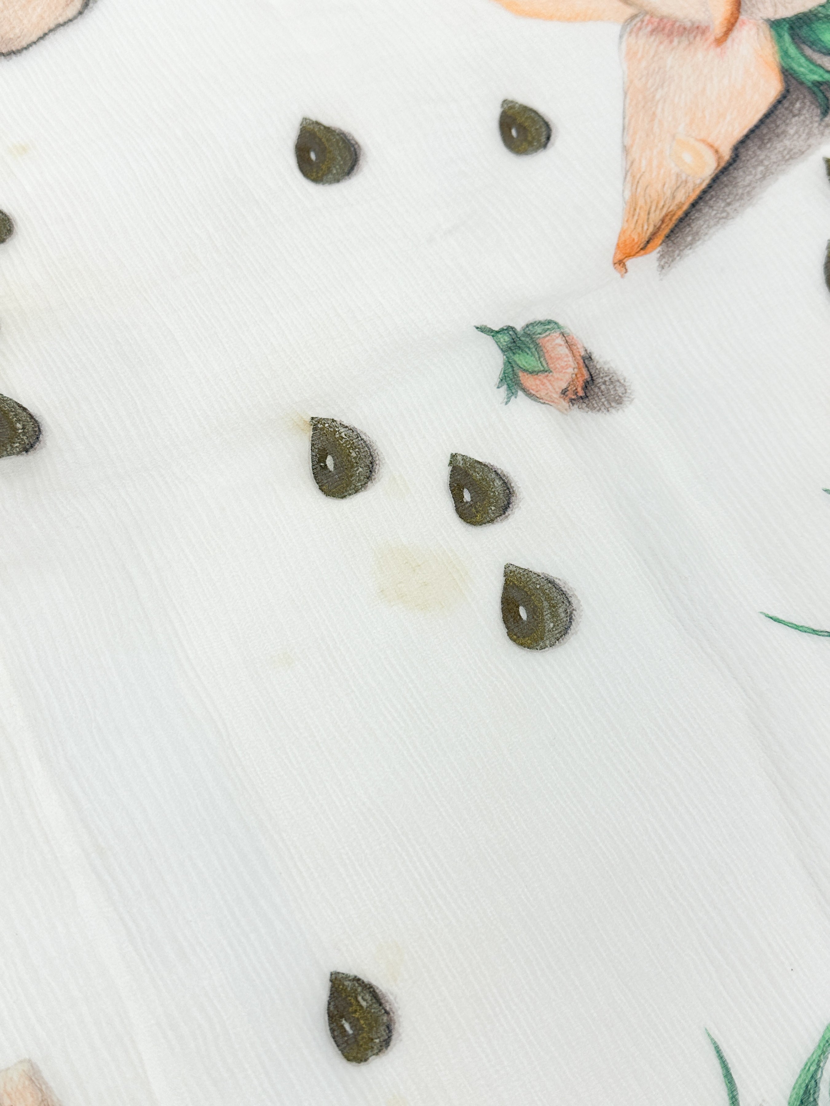 Hermès La Rosée 90 Crinkle Mousseline 140