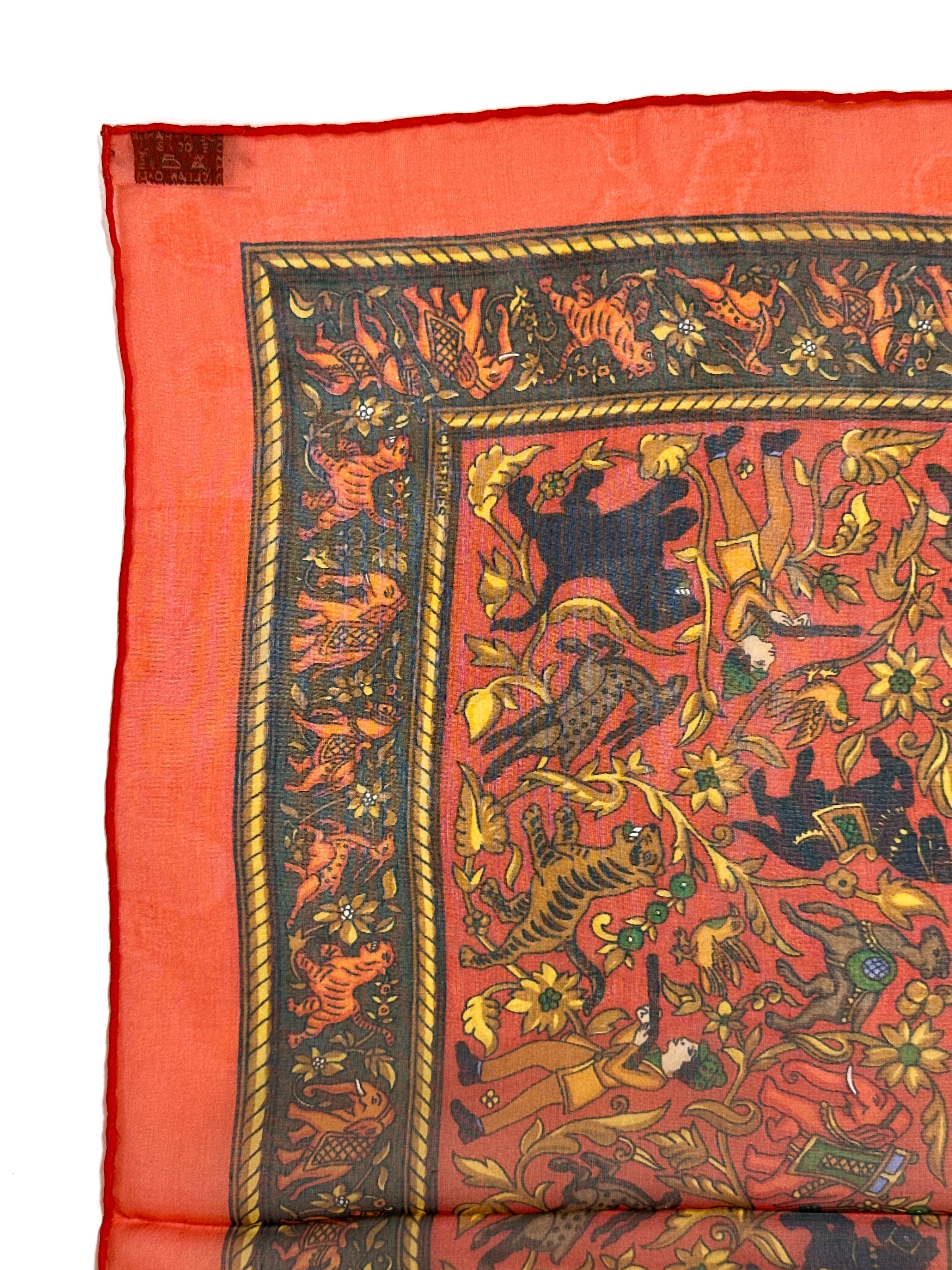 Hermès Chasse en Inde Mousseline 90