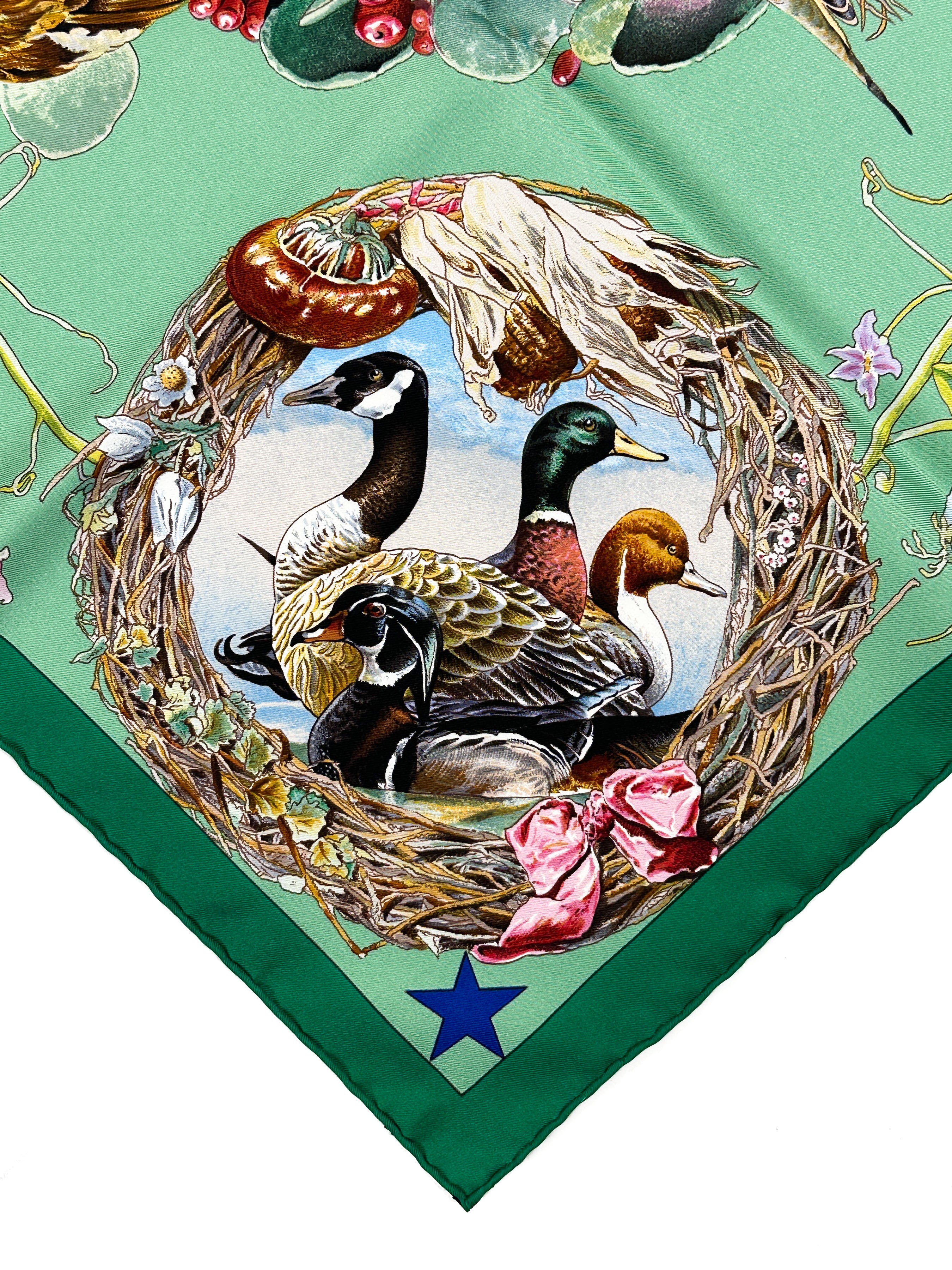 Hermès *Limited Edition Museum of Fine Arts Houston 2005* Faune et Flore du Texas 90