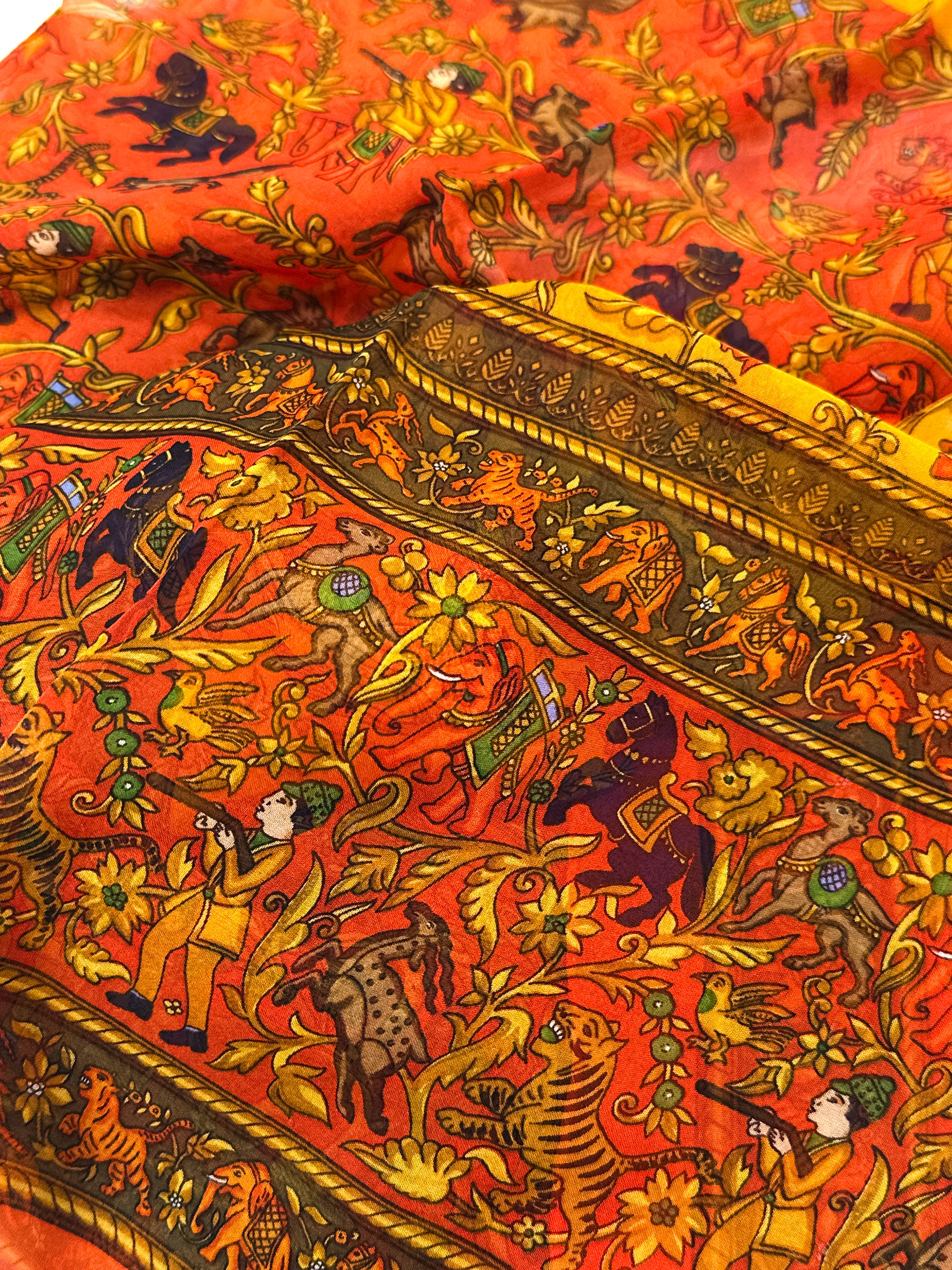 Hermès Chasse en Inde Mousseline 90