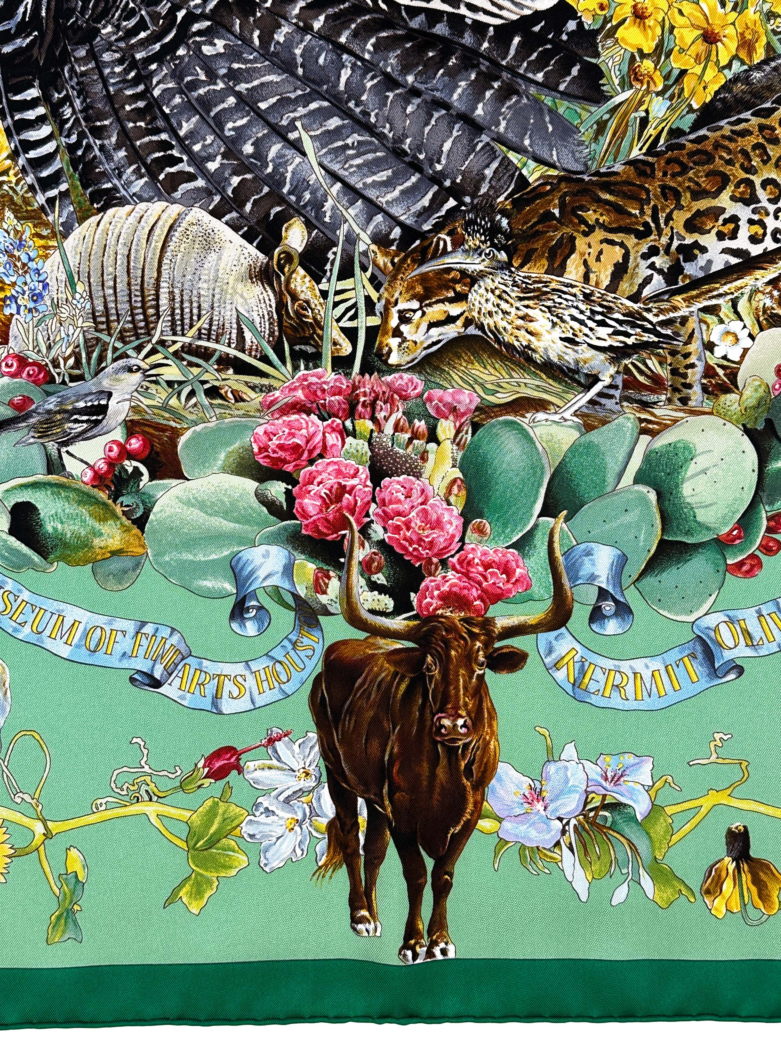 Hermès *Limited Edition Museum of Fine Arts Houston 2005* Faune et Flo