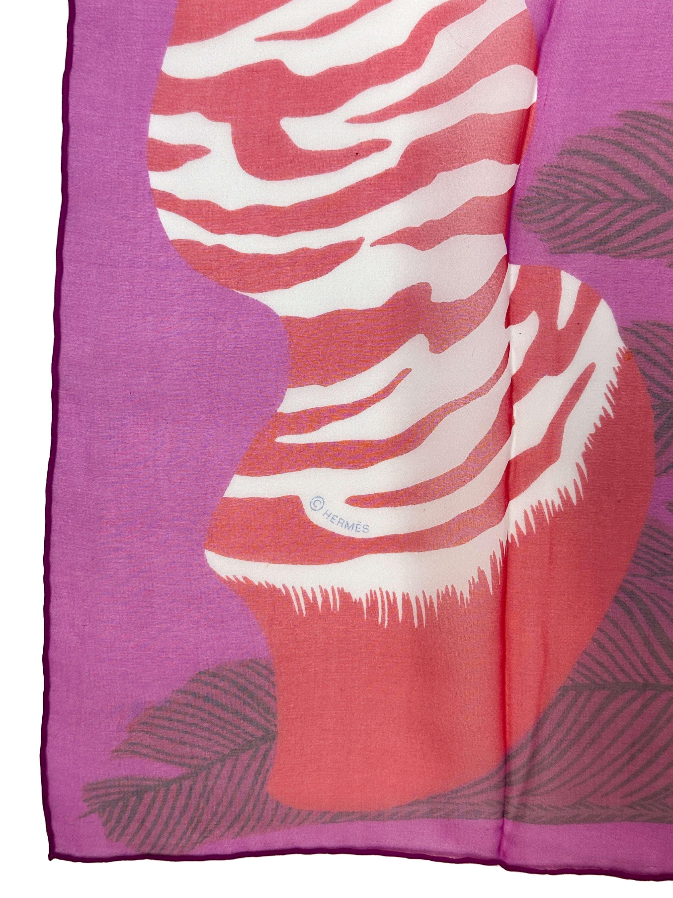 Hermès Zebra Pegasus Mousseline 140