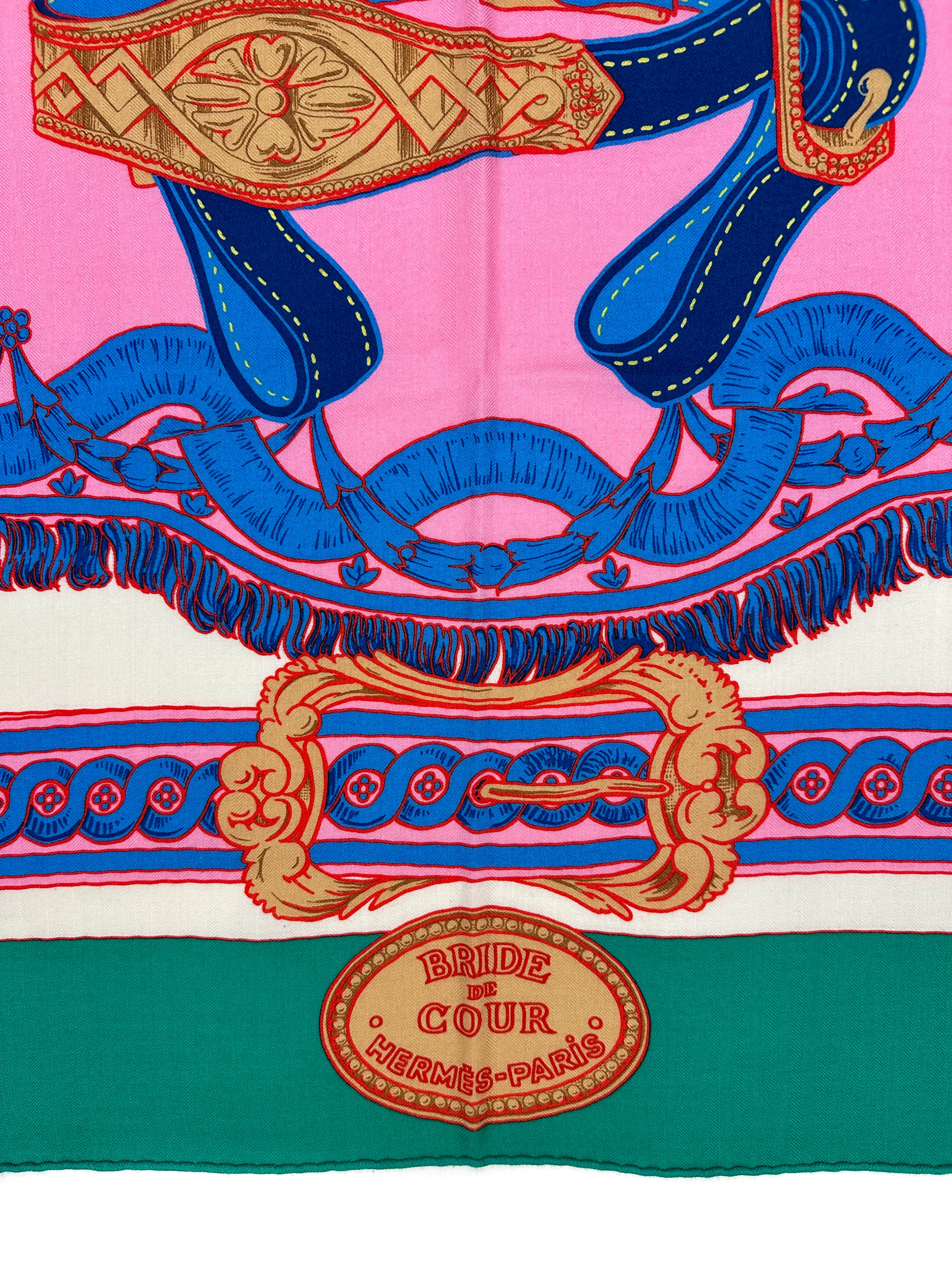 Hermès Brides de Cour Remix Cashmere Silk 140