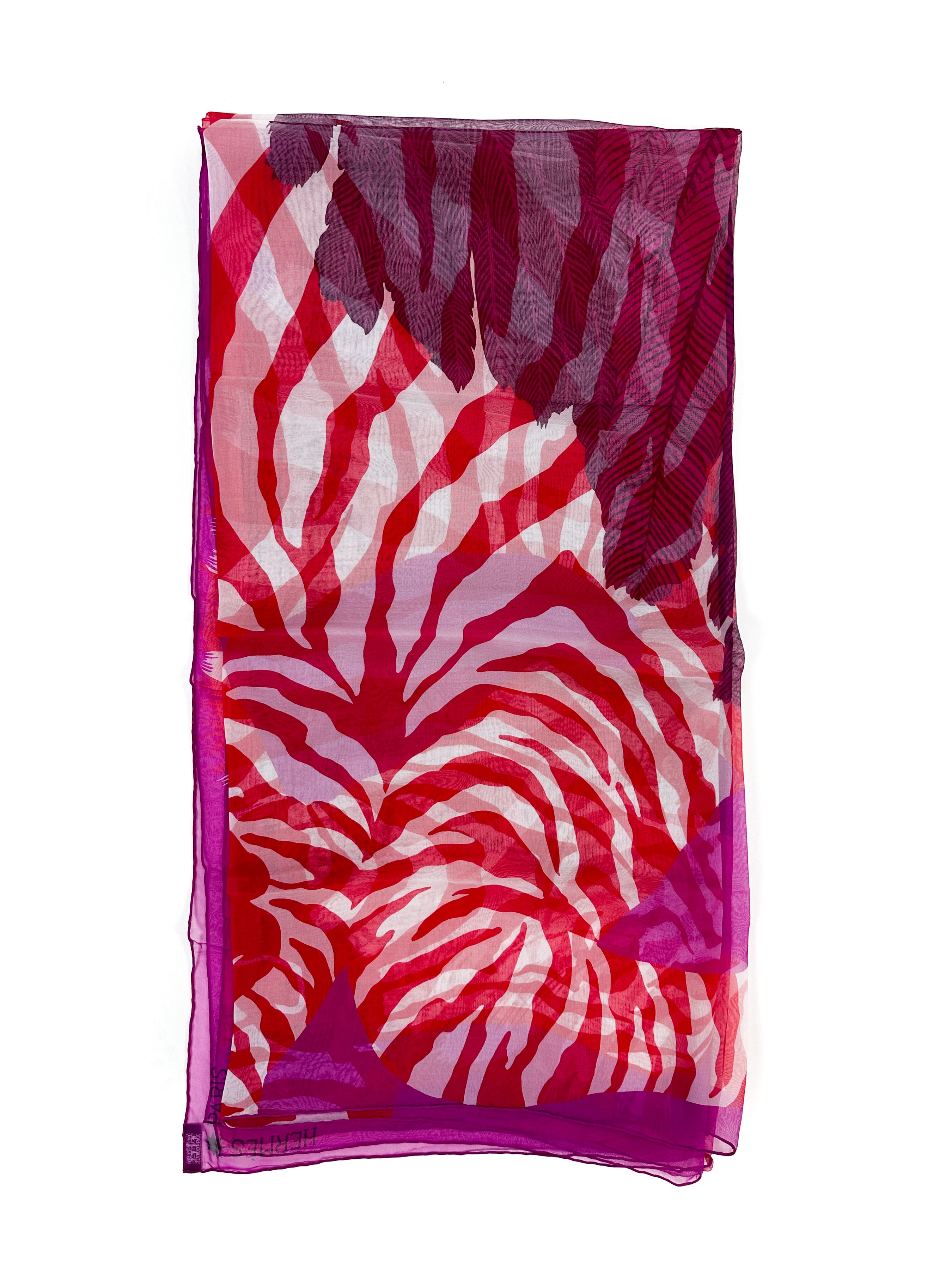 Hermès Zebra Pegasus Mousseline 140