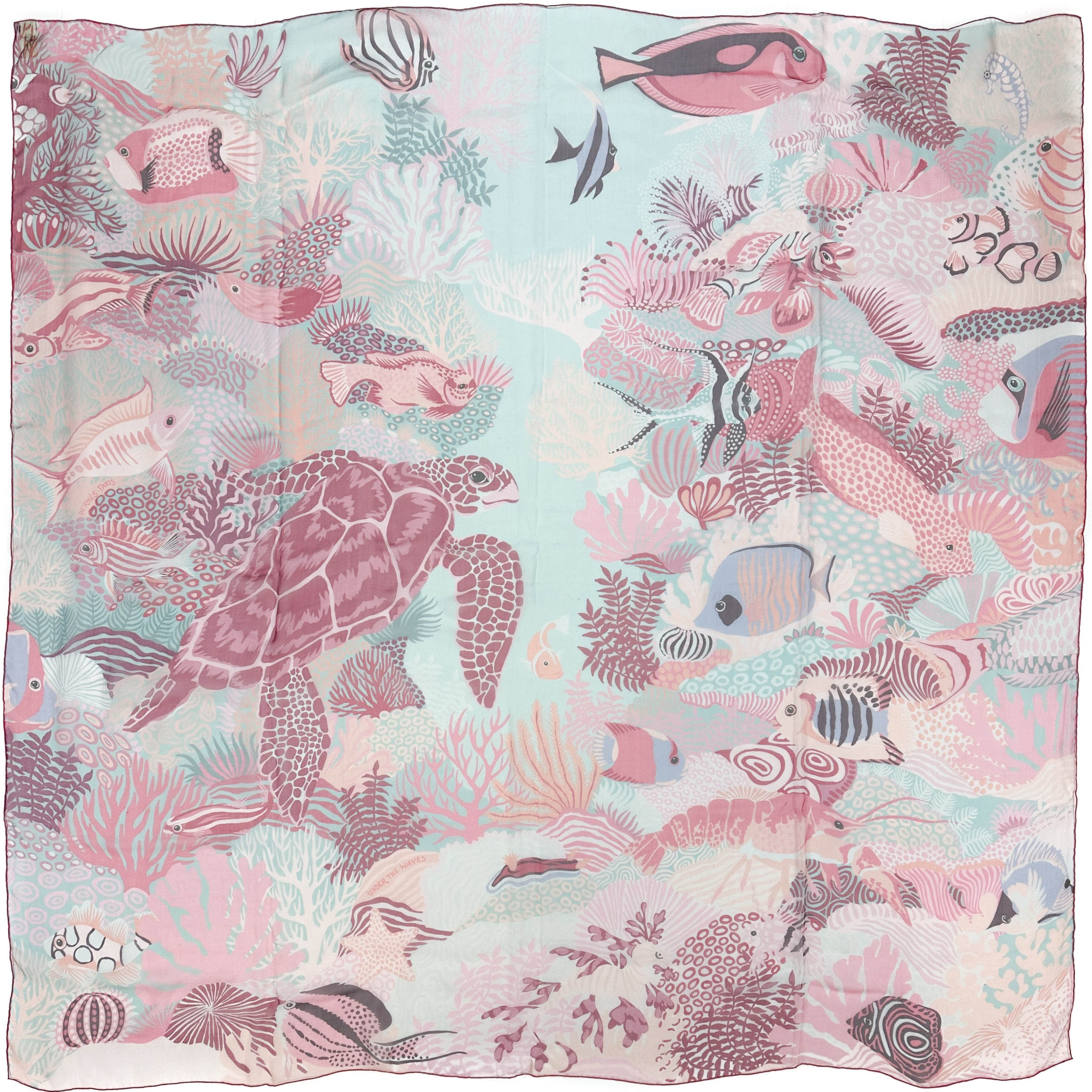 Hermès Under The Waves Mousseline 140