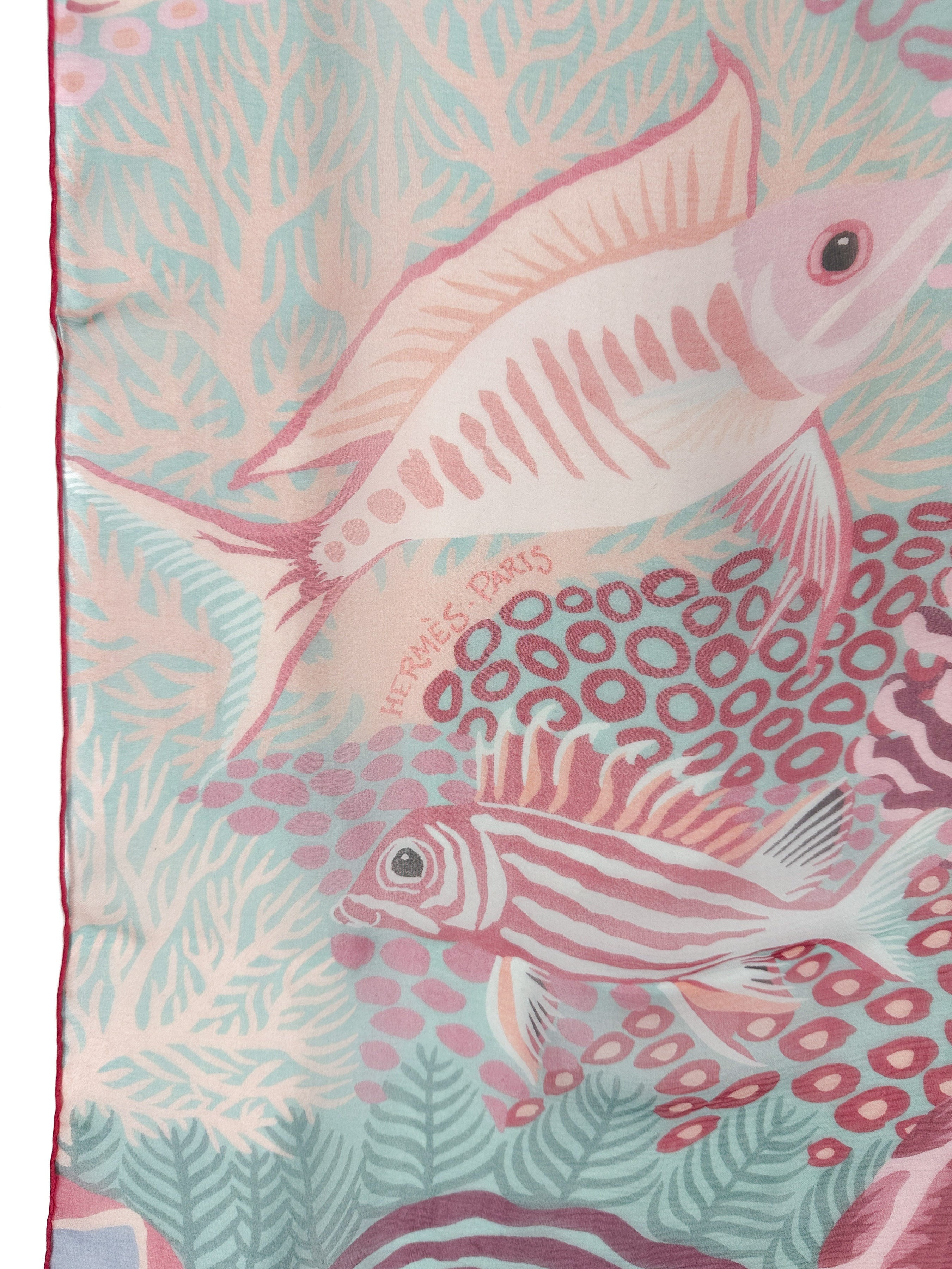 Hermès Under The Waves Mousseline 140