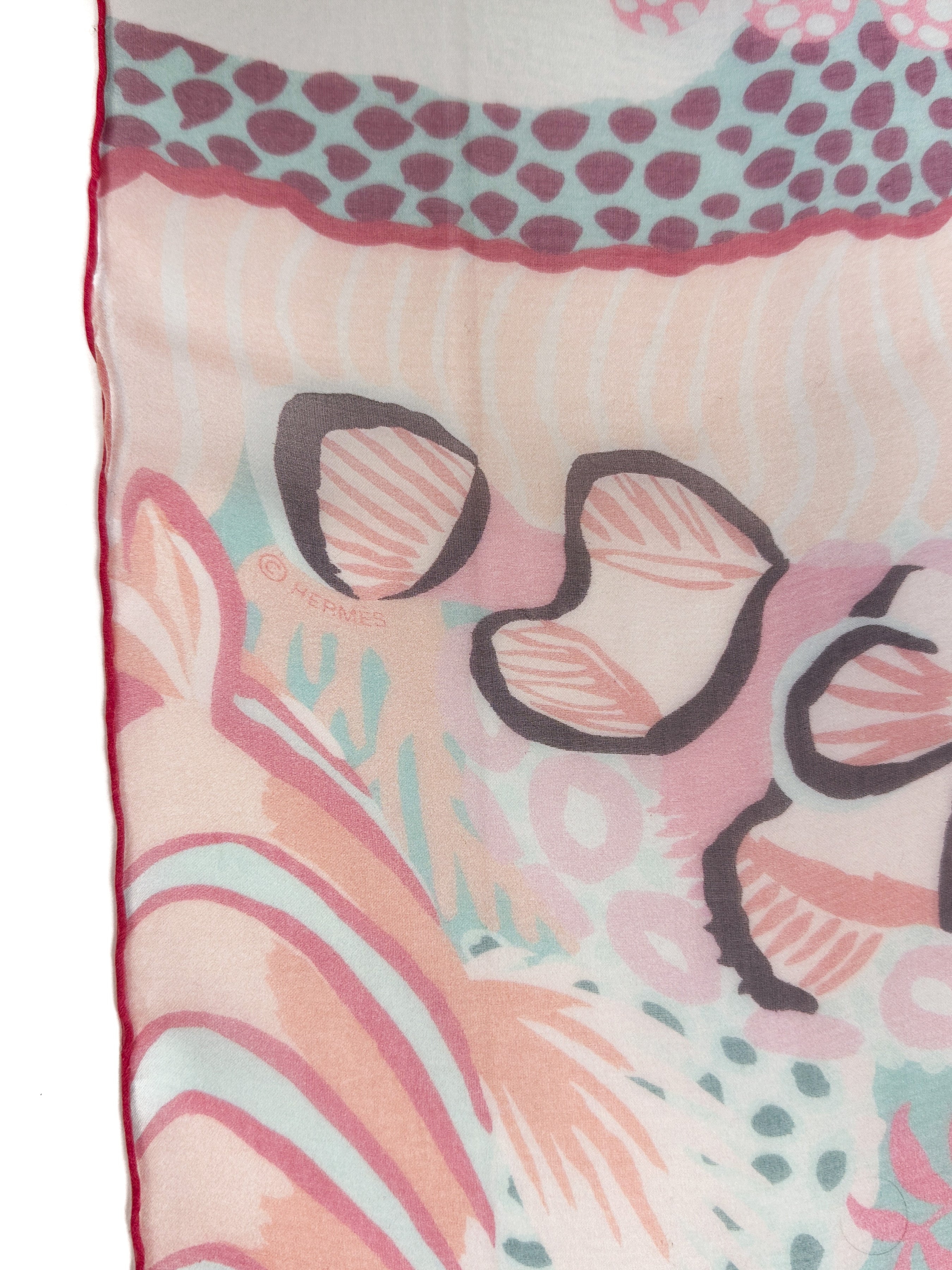 Hermès Under The Waves Mousseline 140