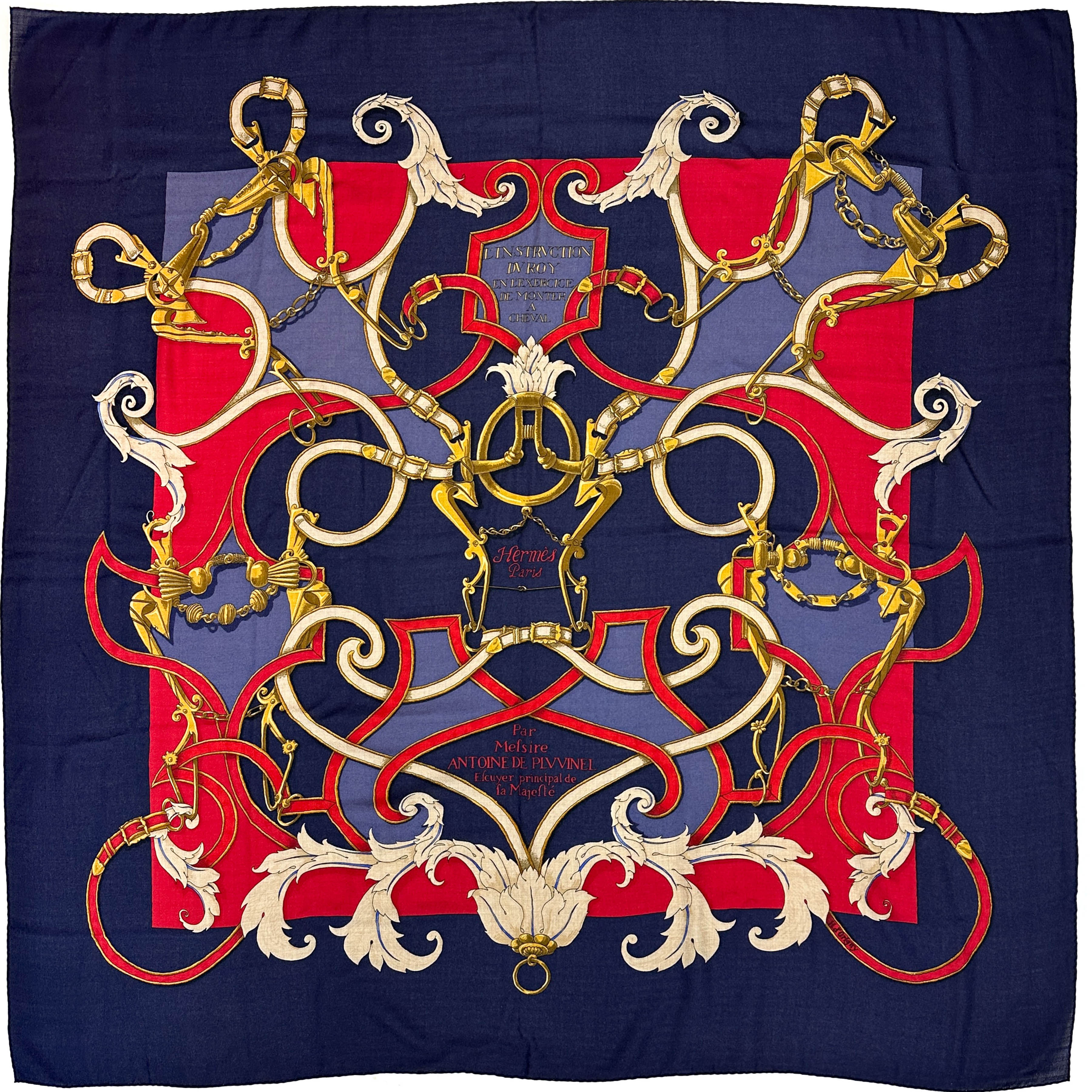 Hermès L’Instructions du Roy Cashmere Silk 140