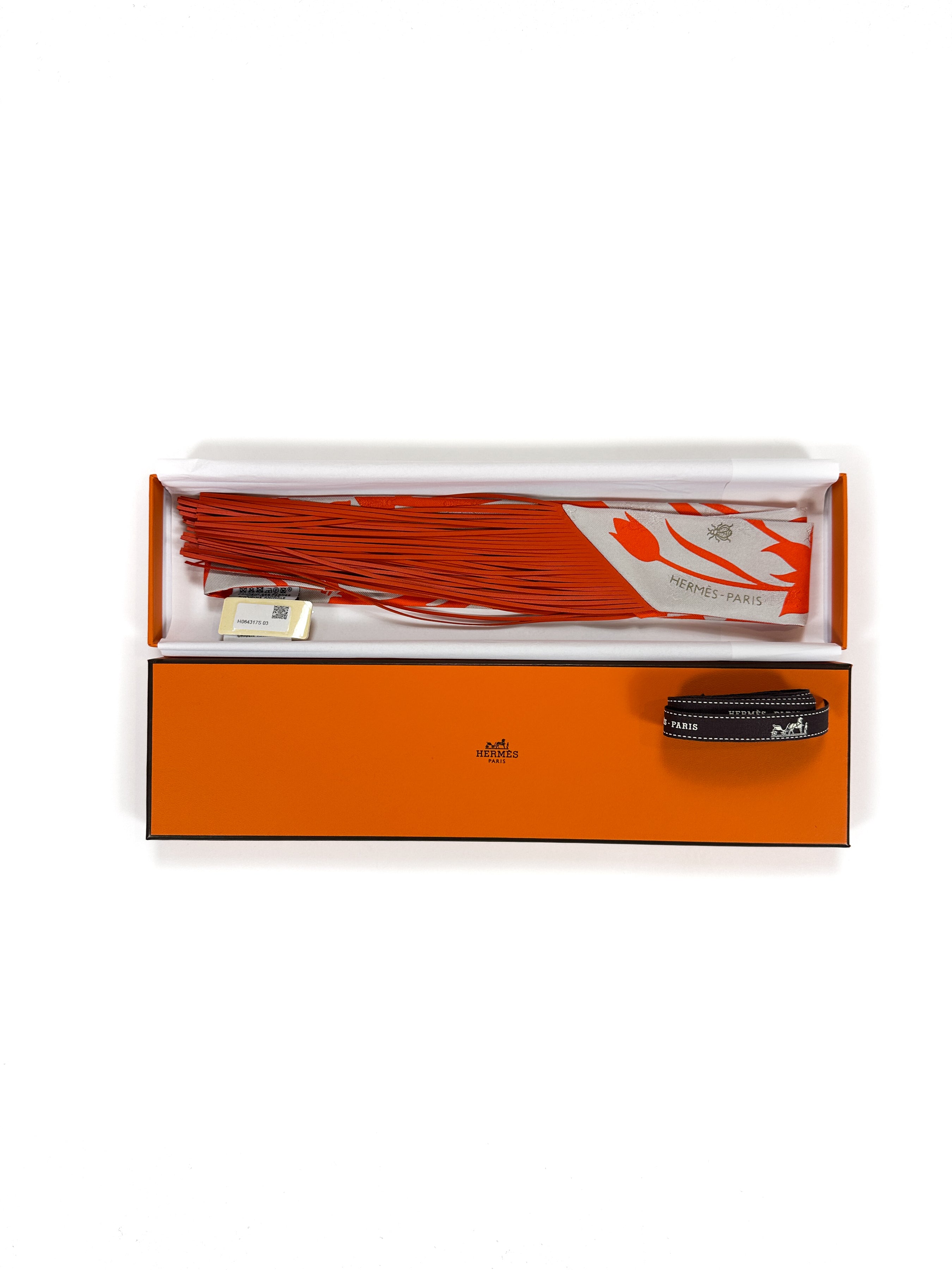 Hermès Bouquet Final Fringe Twilly