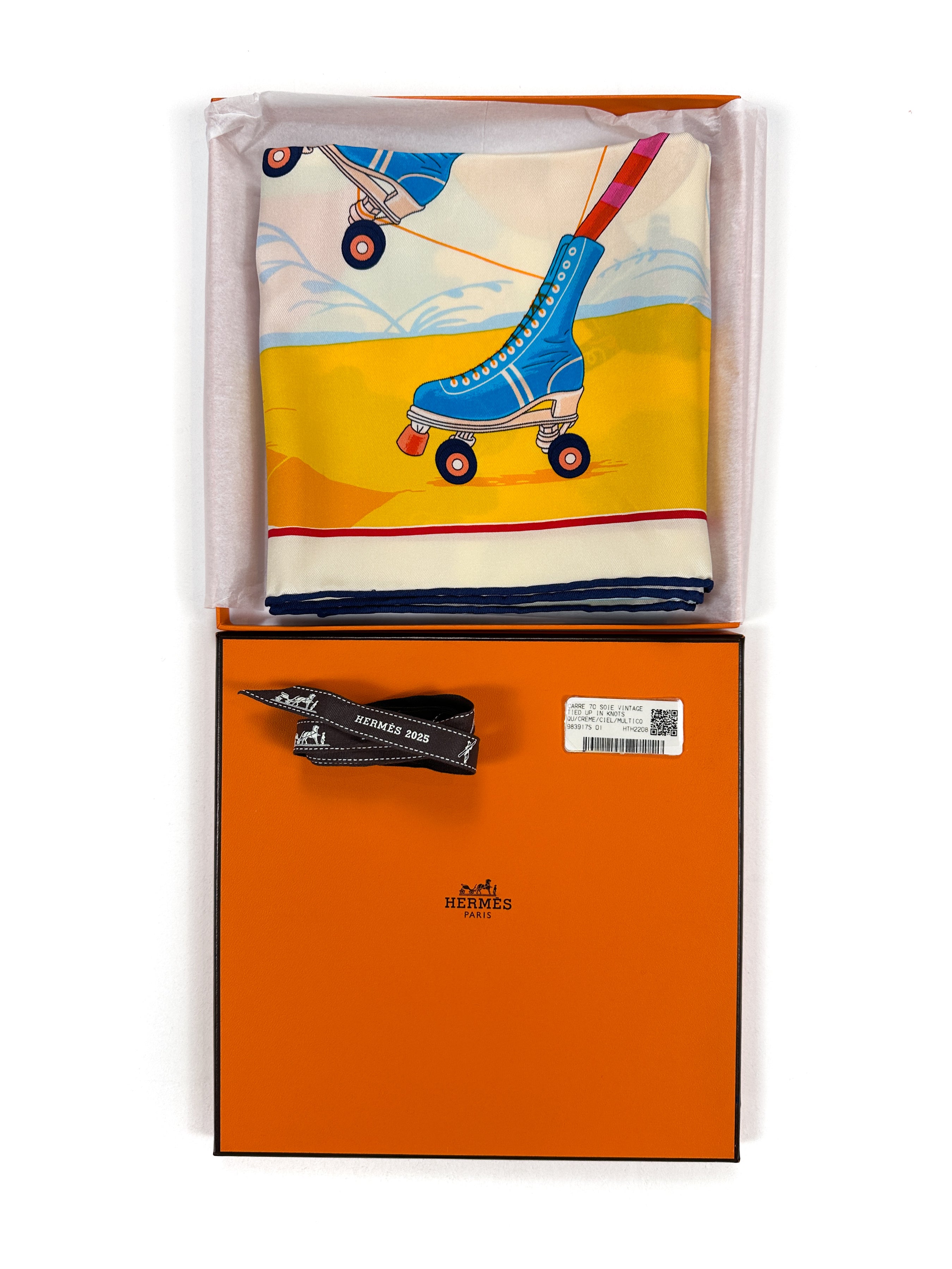 新品未使用　HERMES TIED UP IN KNOTS カレ70 Hermès Tied Up in Knots 70