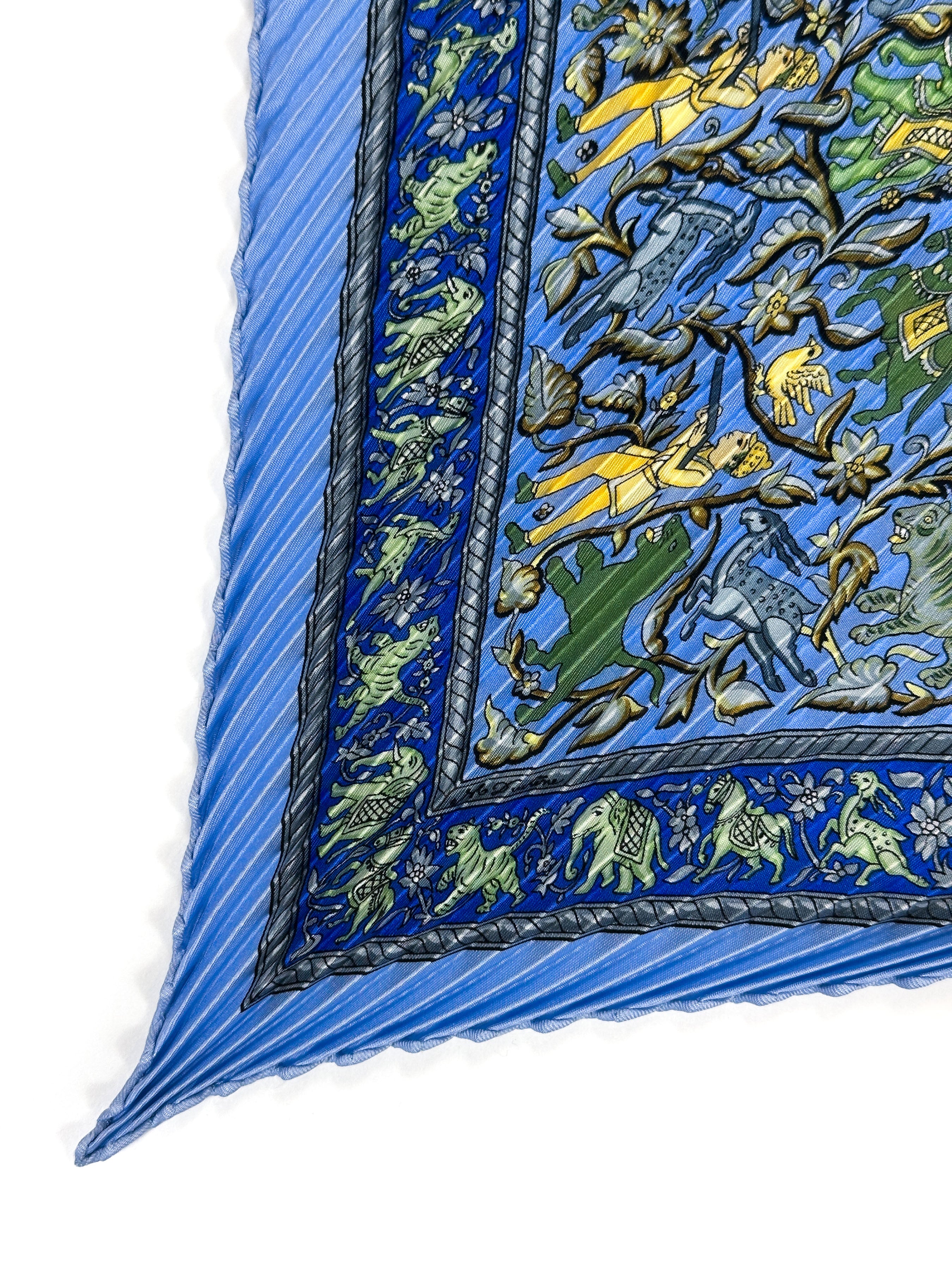 Hermès Chasse en Inde Plissé 90