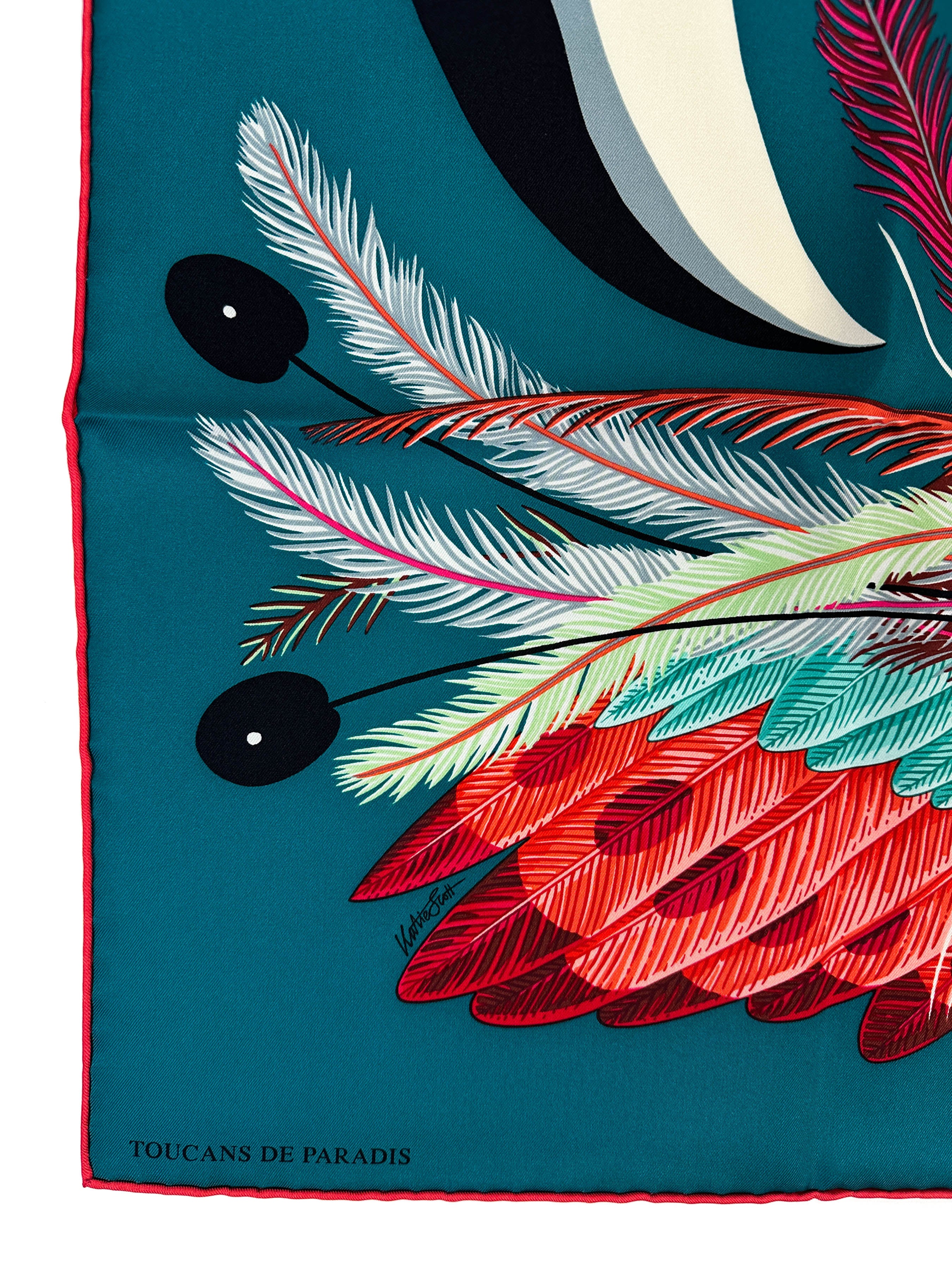 Hermès Toucans de Paradis 90