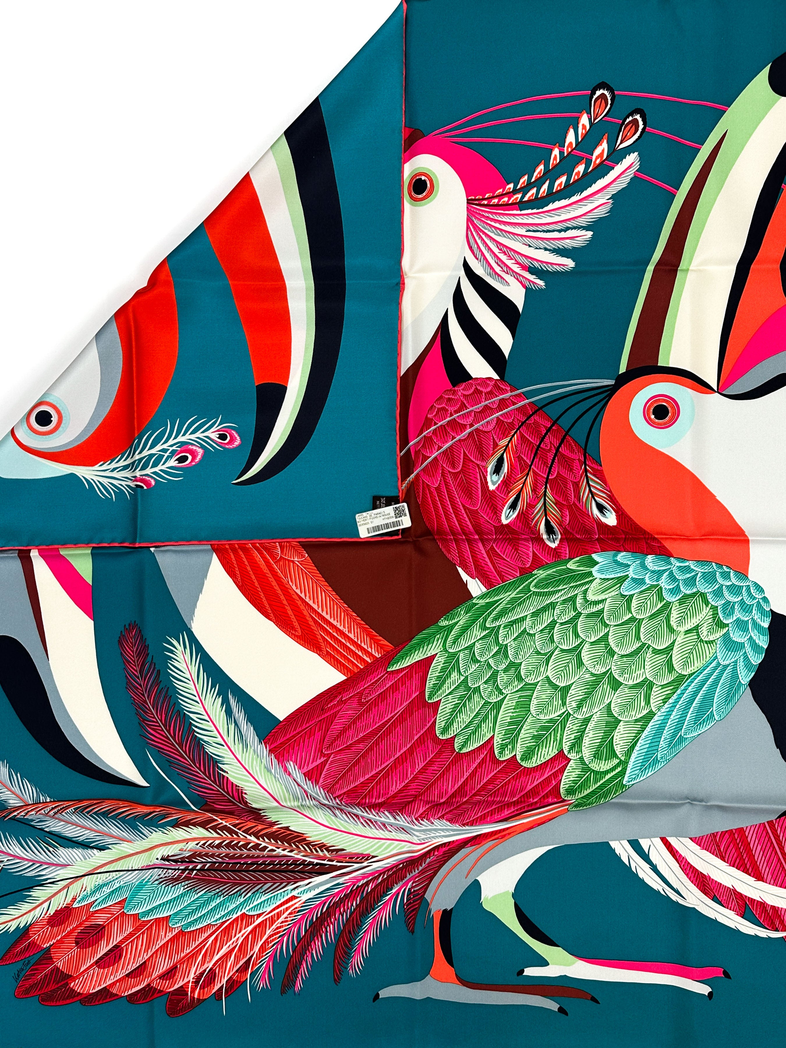 Hermès Toucans de Paradis 90