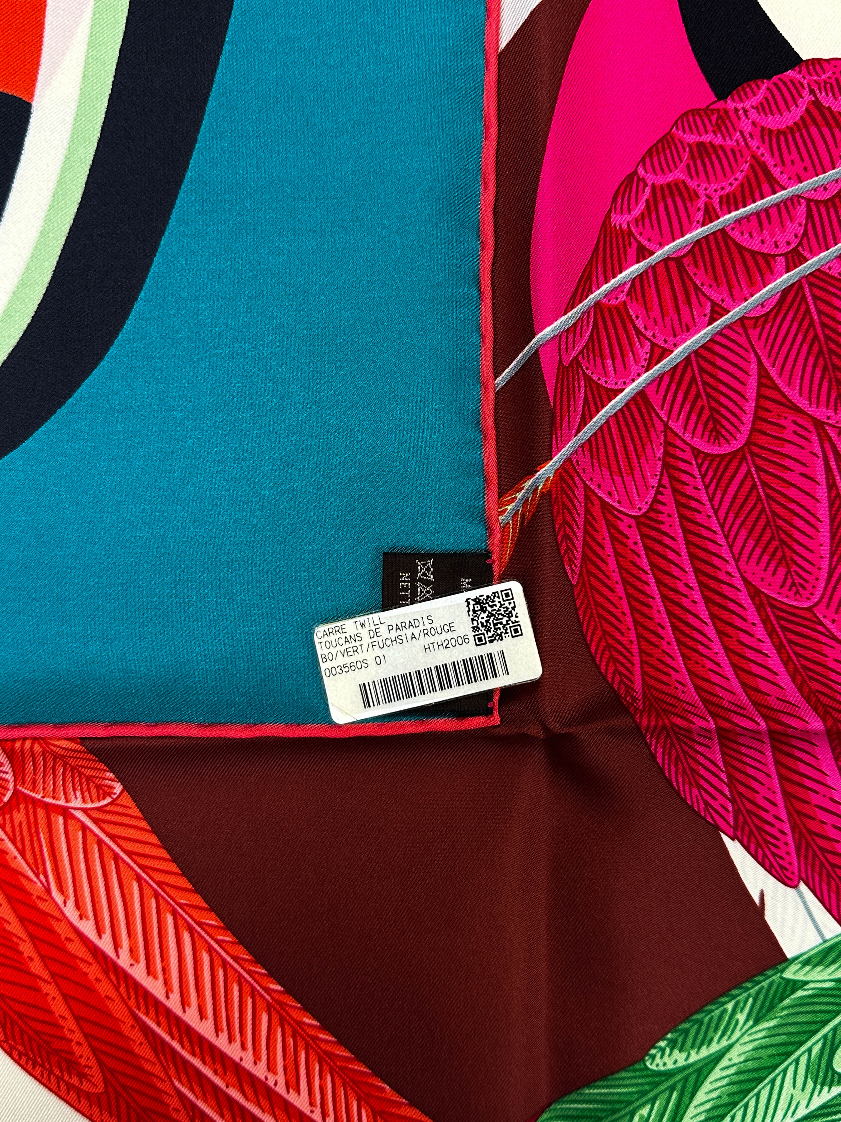 Hermès Toucans de Paradis 90