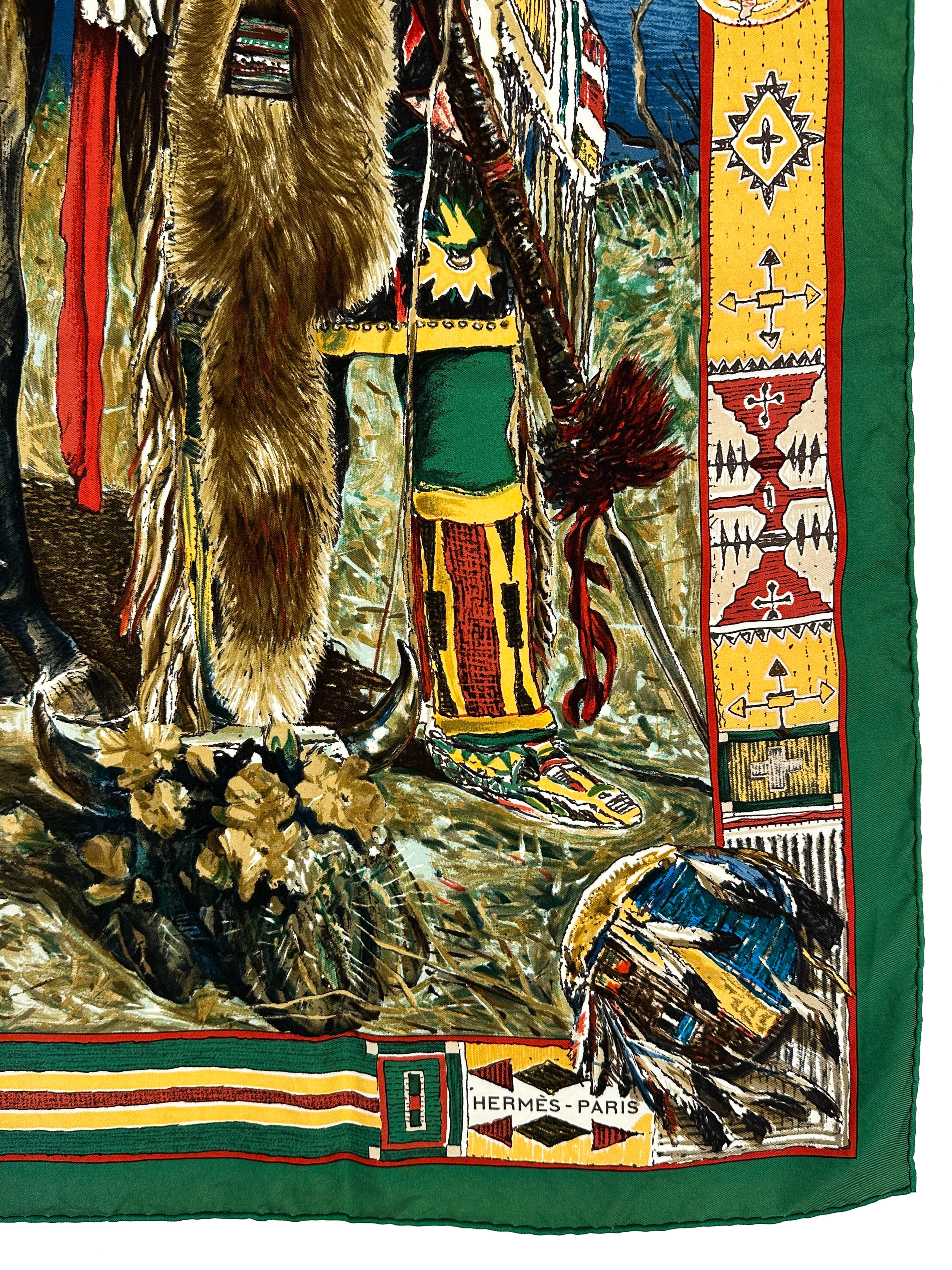 Hermès Les Plumes de L'Ouest (Les Cheyennes) 90