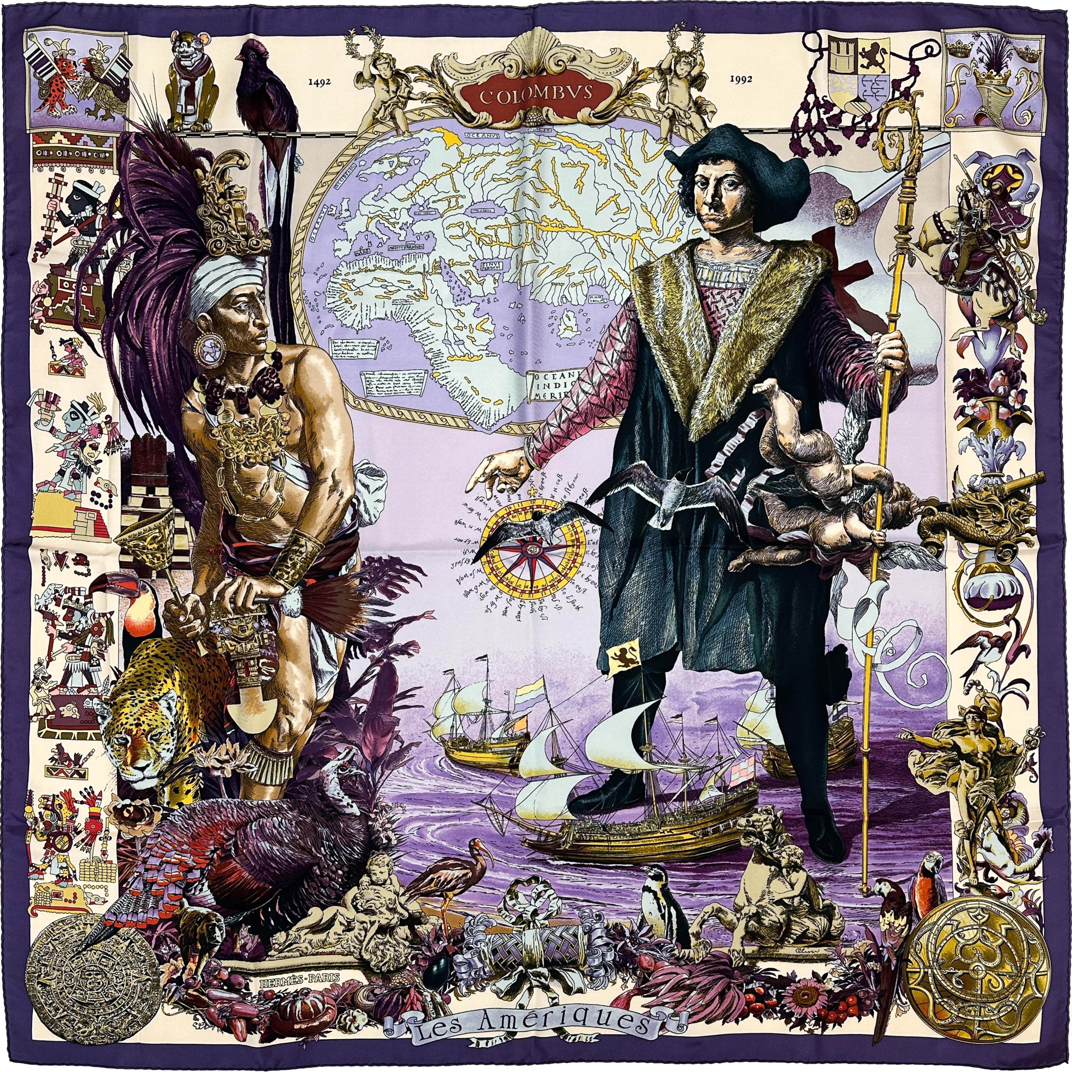 Hermès Les Amériques 90