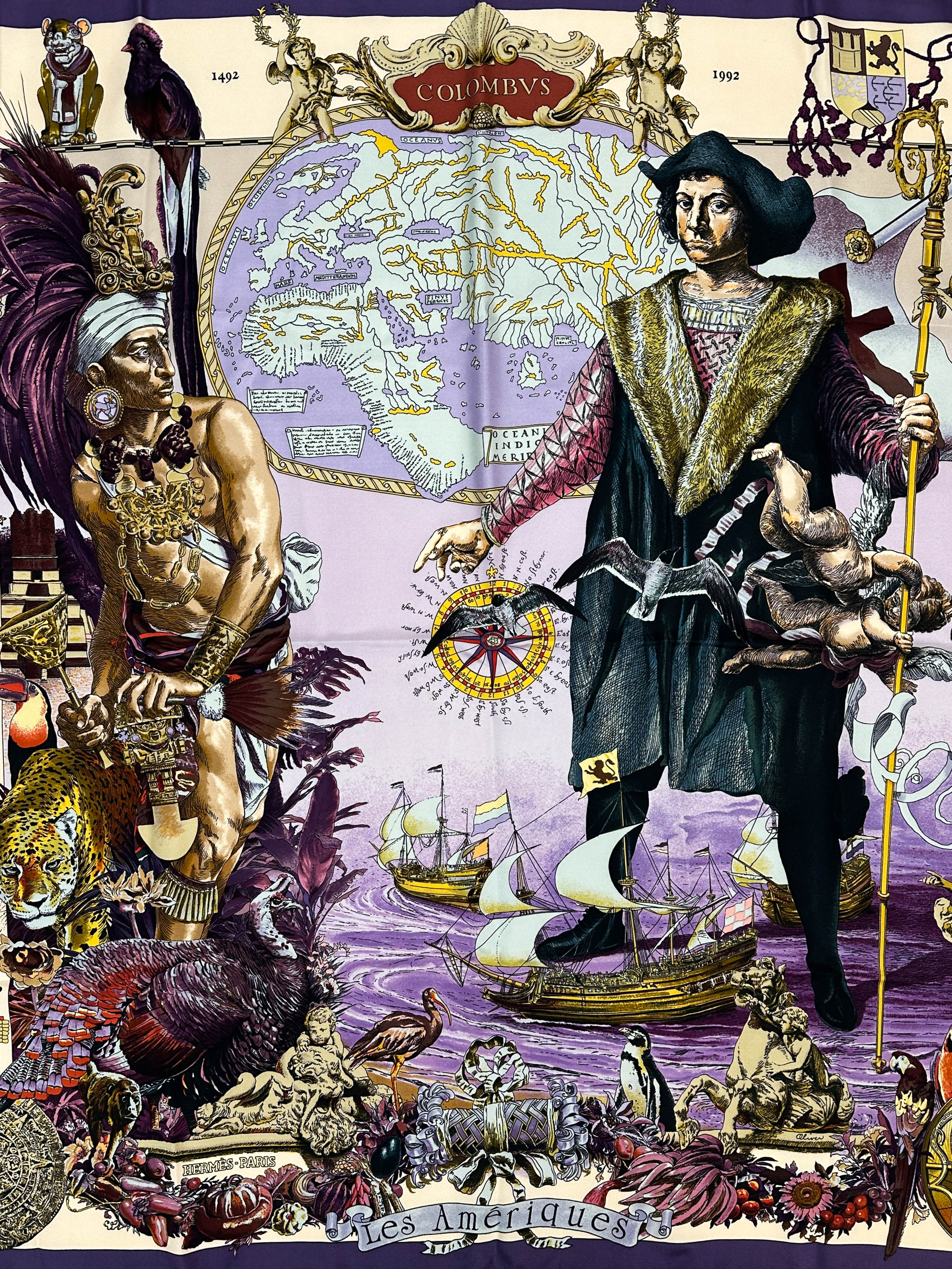 Hermès Les Amériques 90