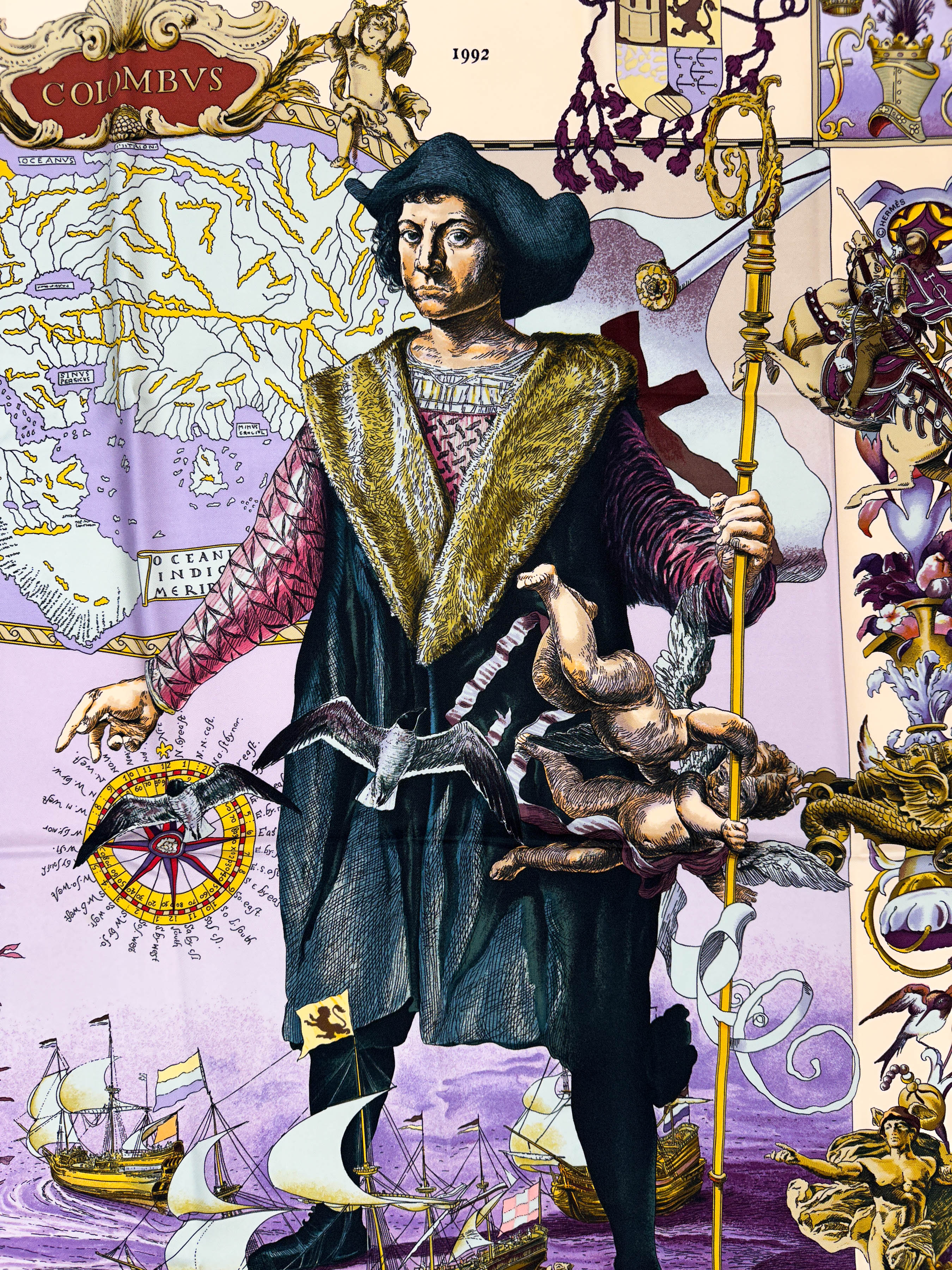 Hermès Les Amériques 90