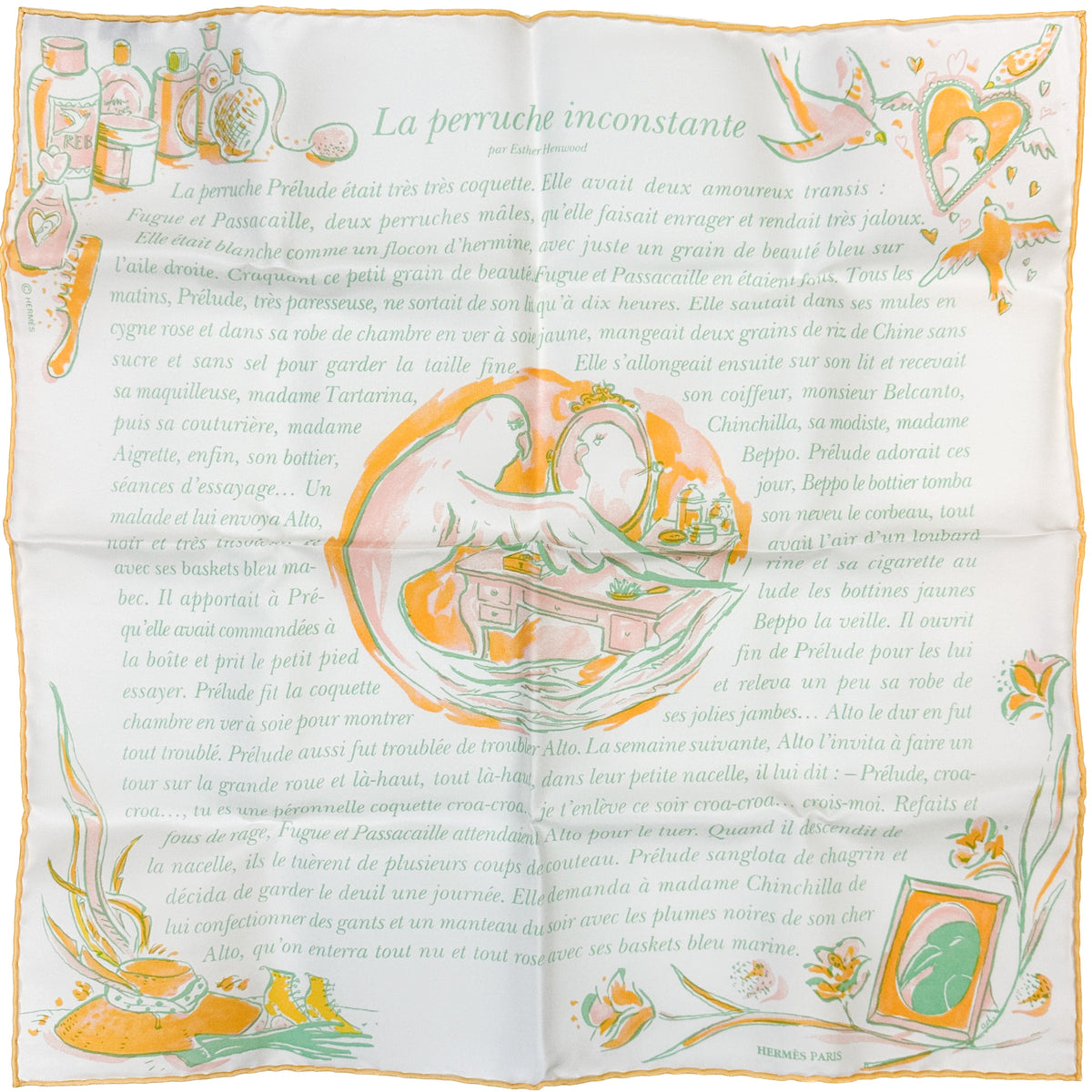 Hermès La Perruche Inconstante Story Book 45