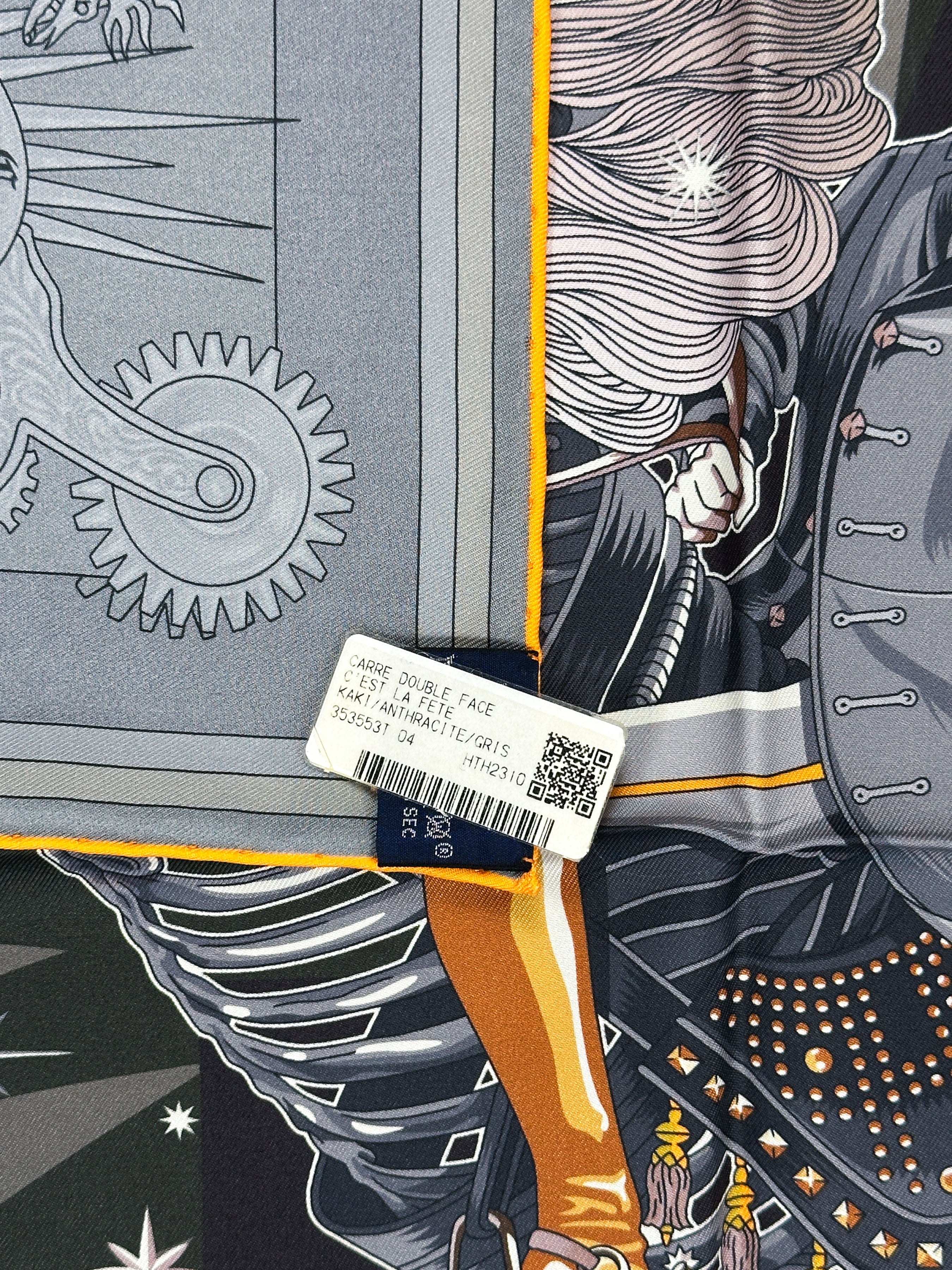 Hermès C'est La Fête Double Face 90