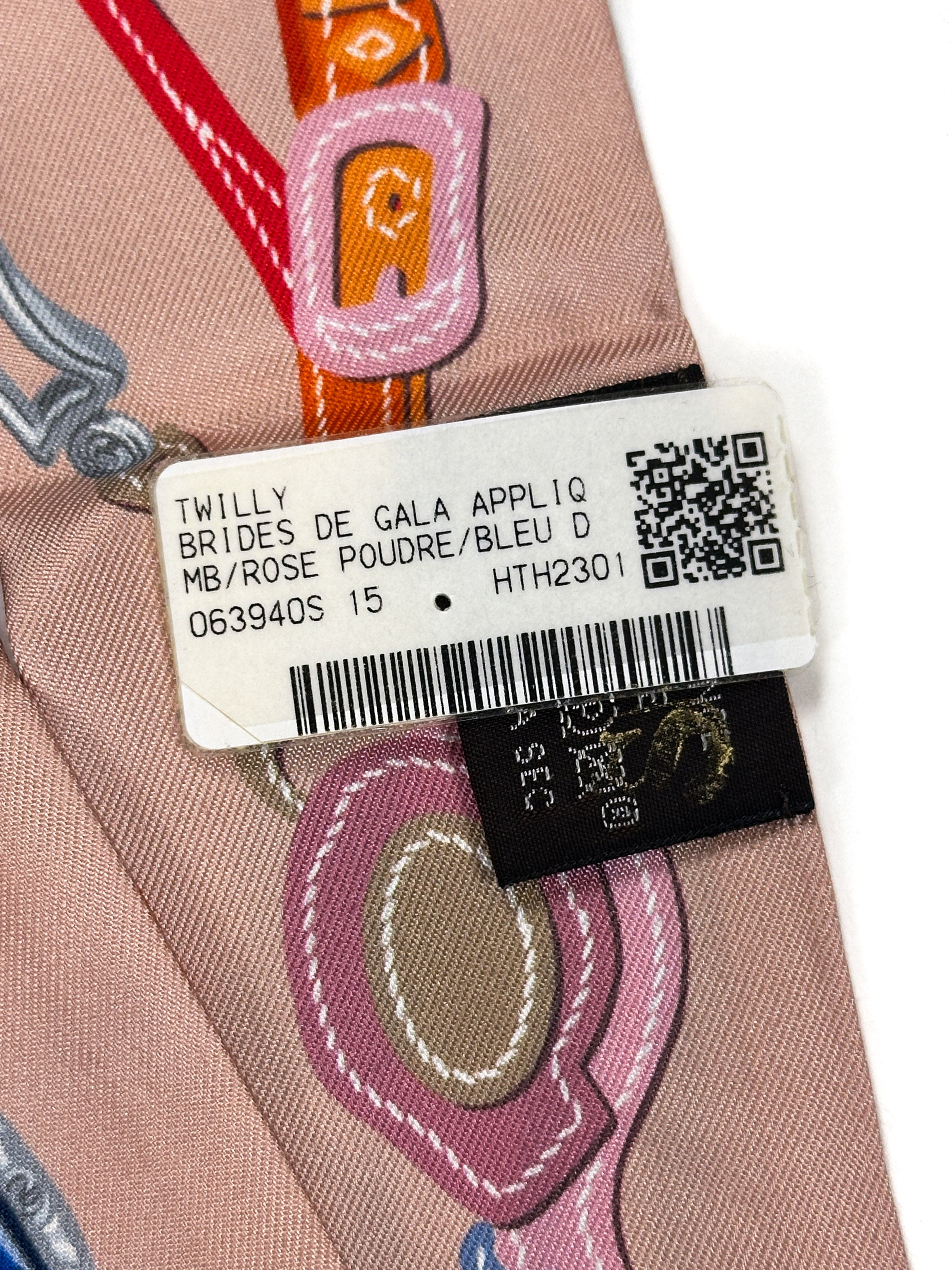 Hermès Brides de Gala Applique Twilly