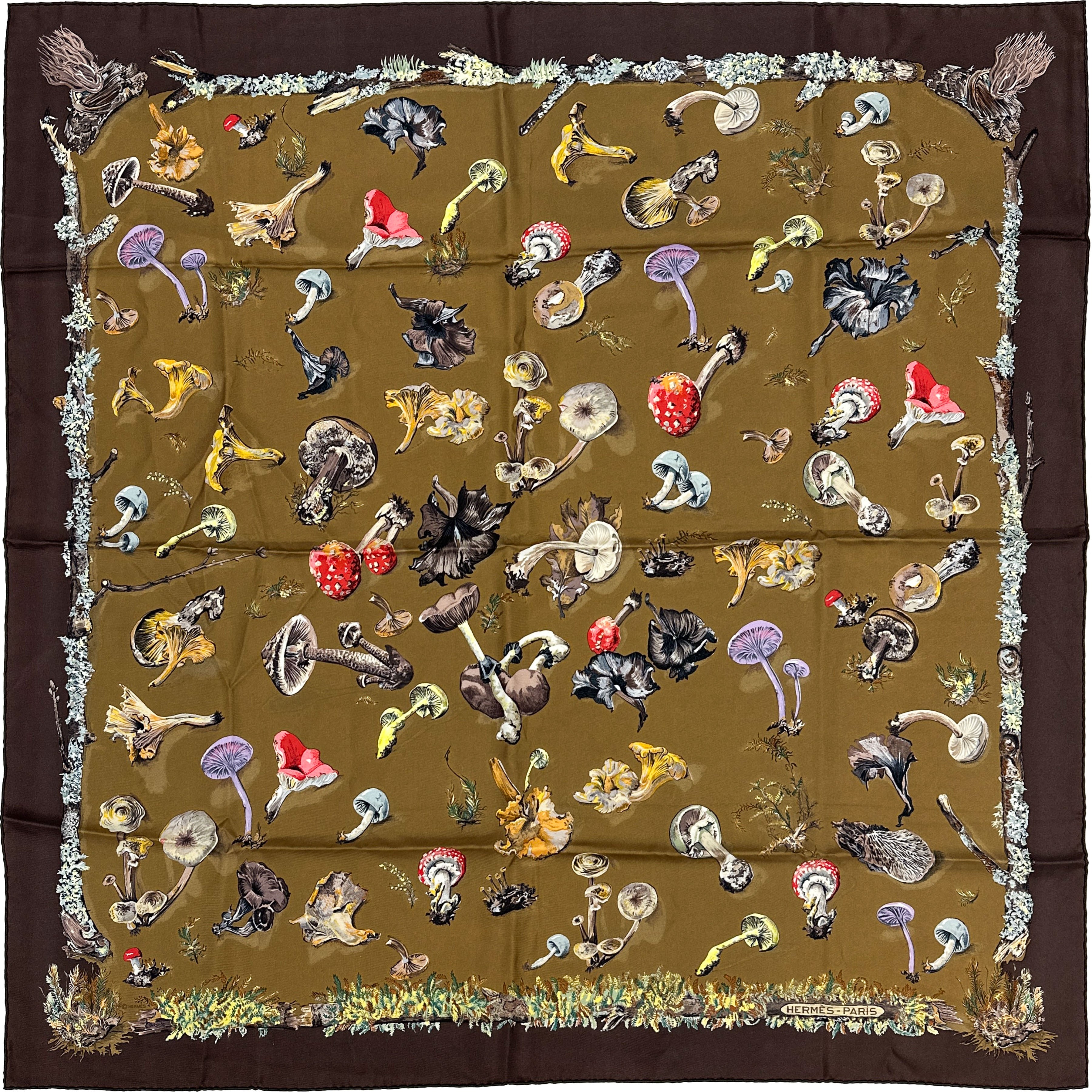 Hermès Champignons 90