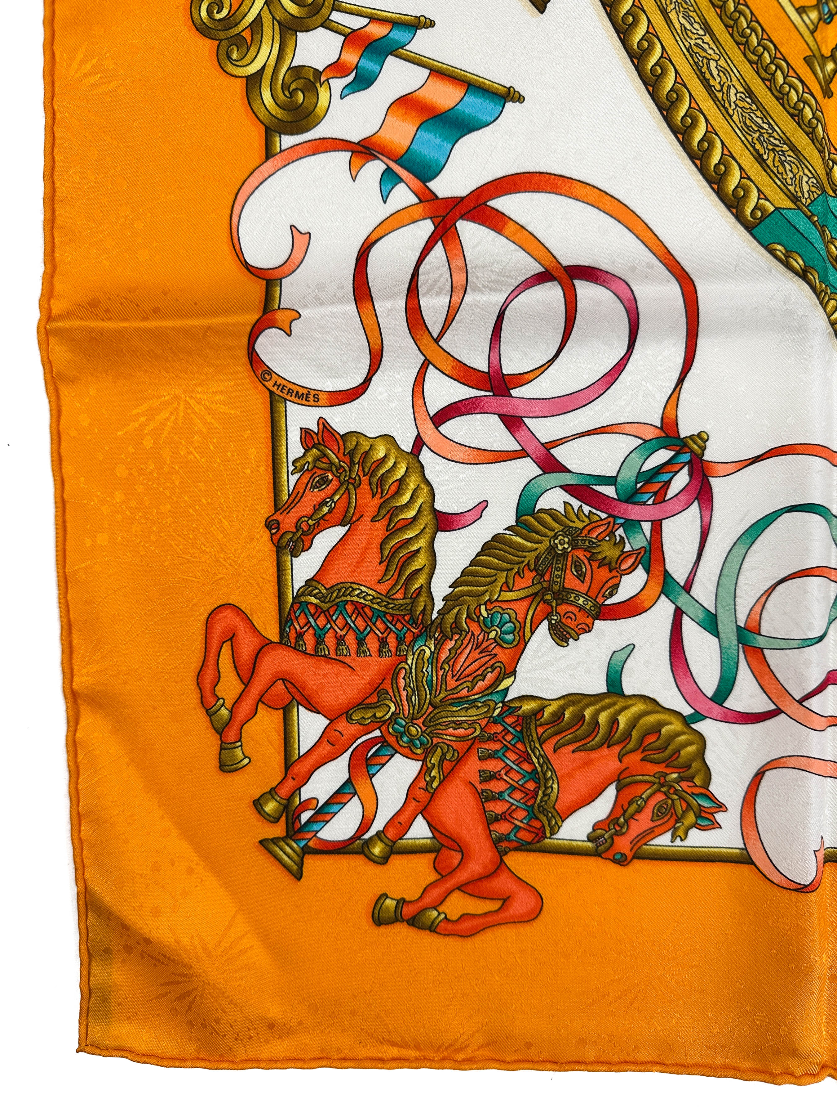 Hermès Luna Park Jacquard 90