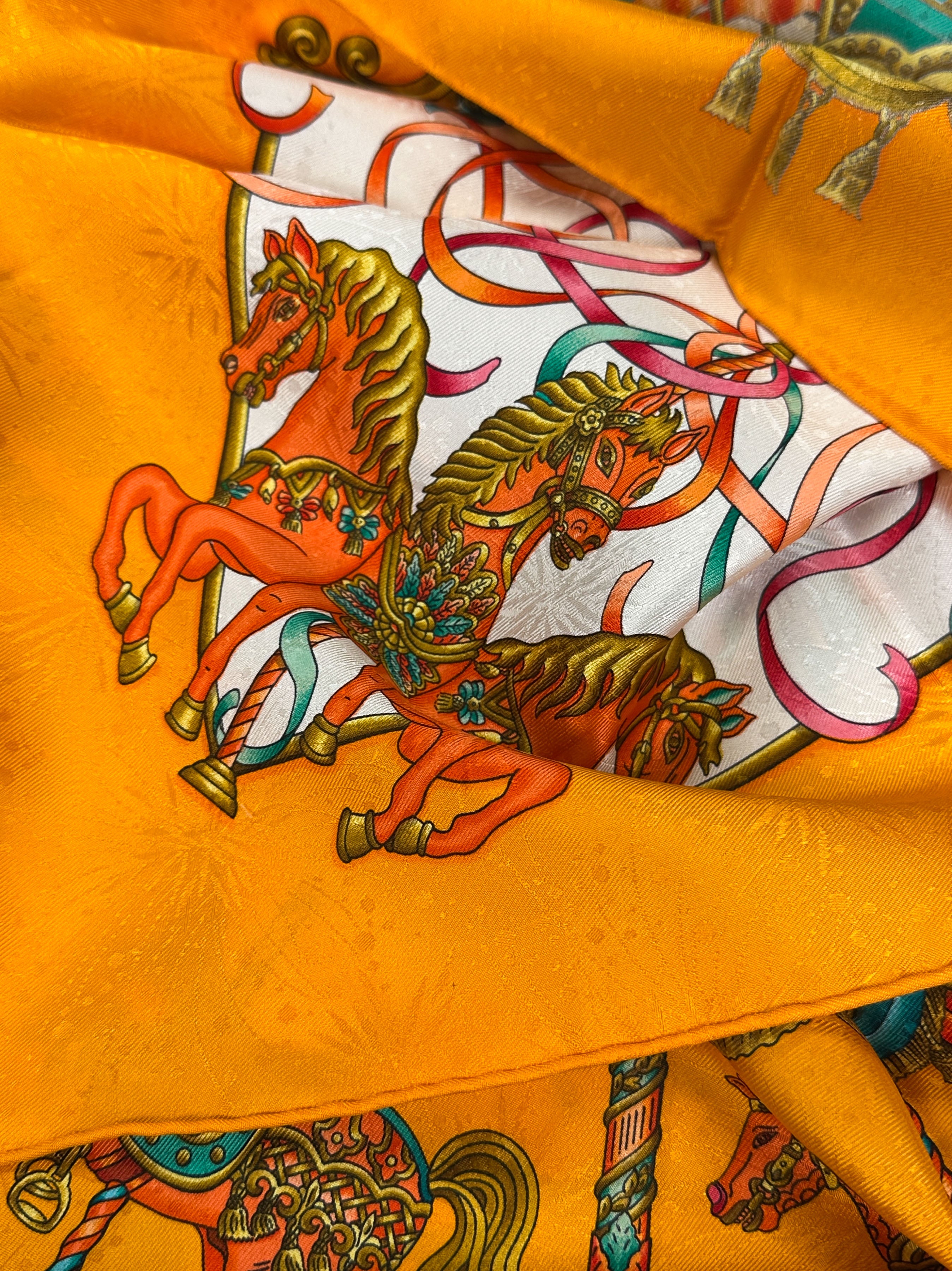 Hermès Luna Park Jacquard 90