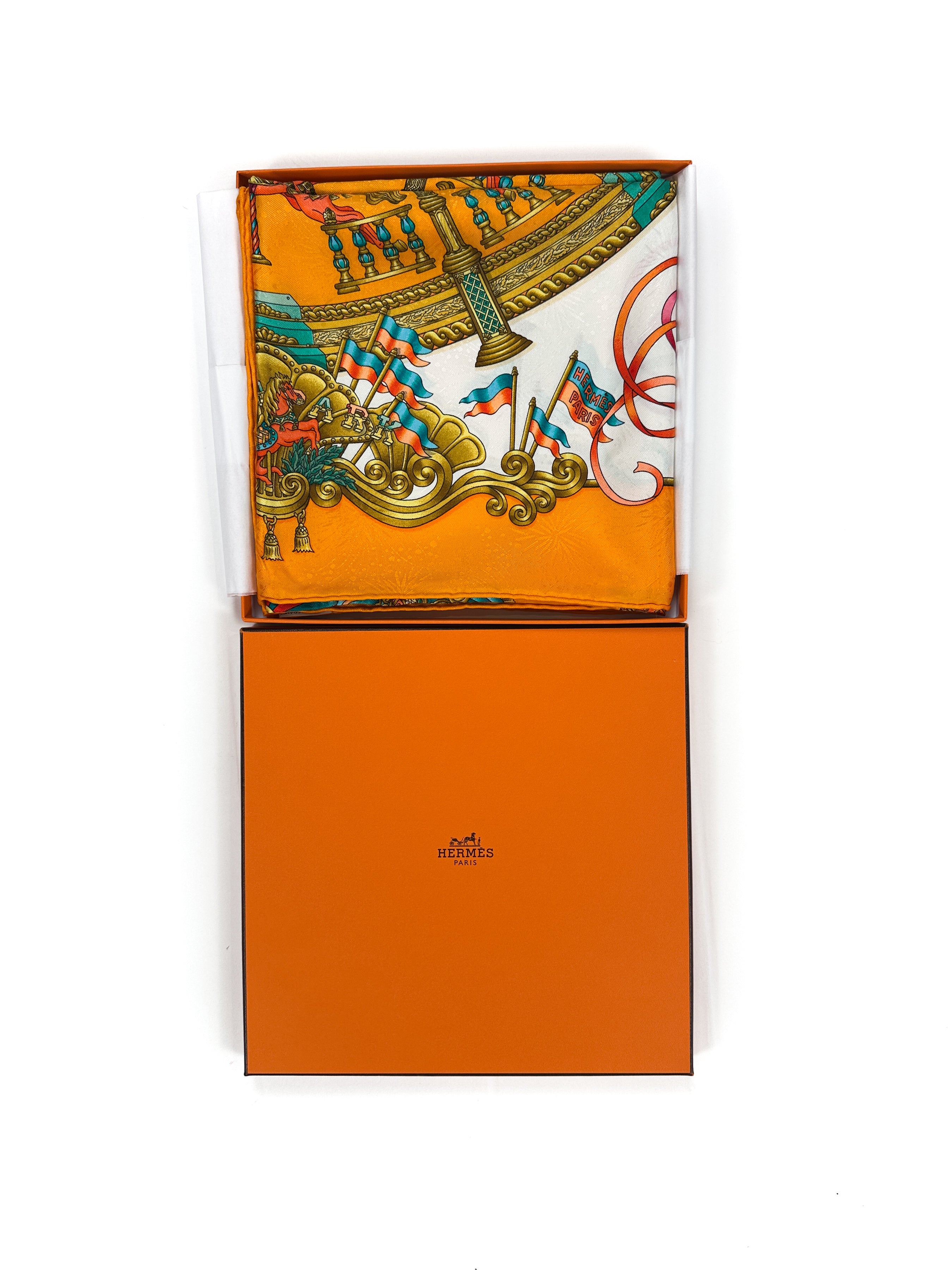 Hermès Luna Park Jacquard 90