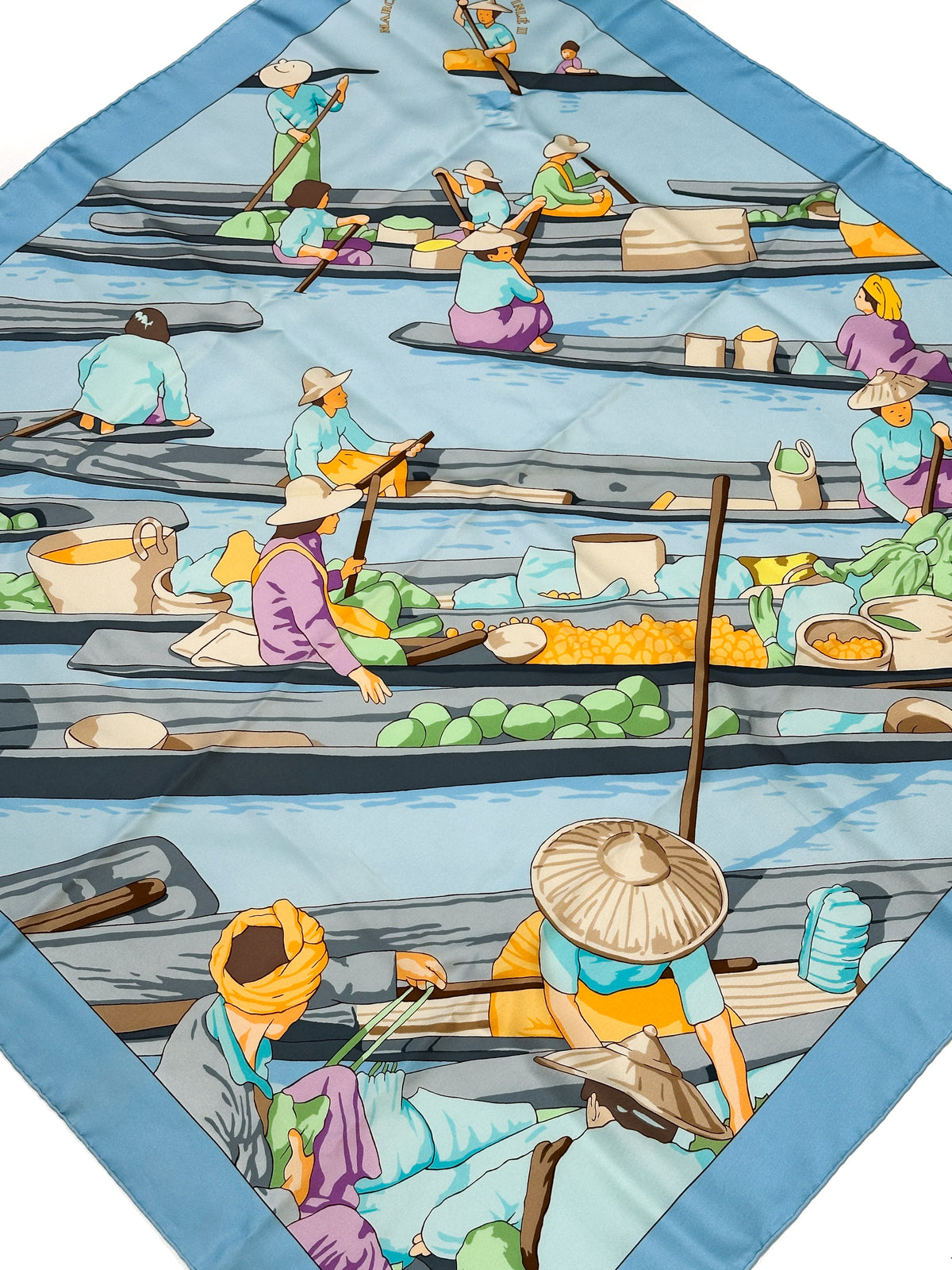 Hermès Marché Flottant Du Lac Inlé II 90