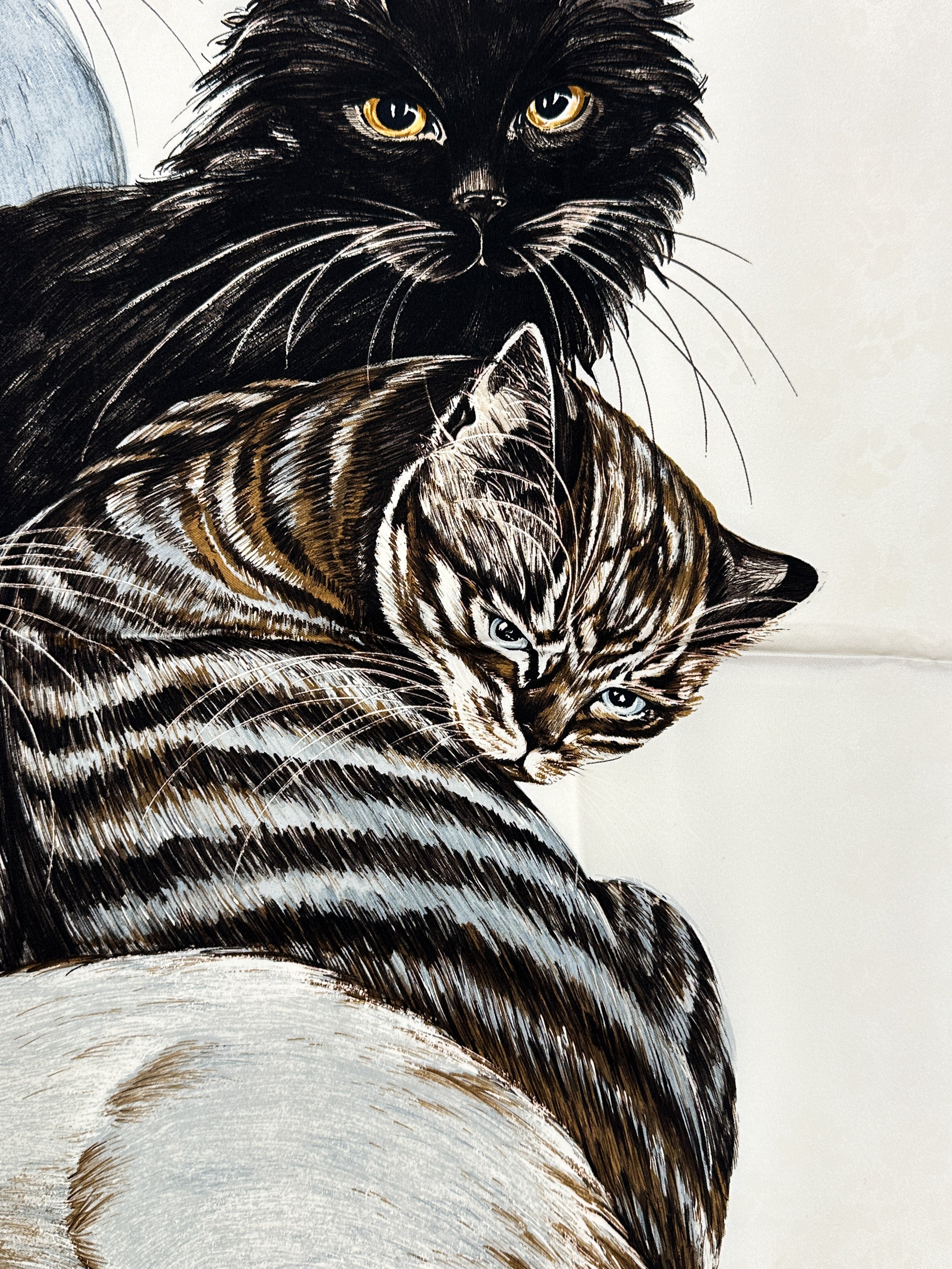 Hermès Les Chats 90