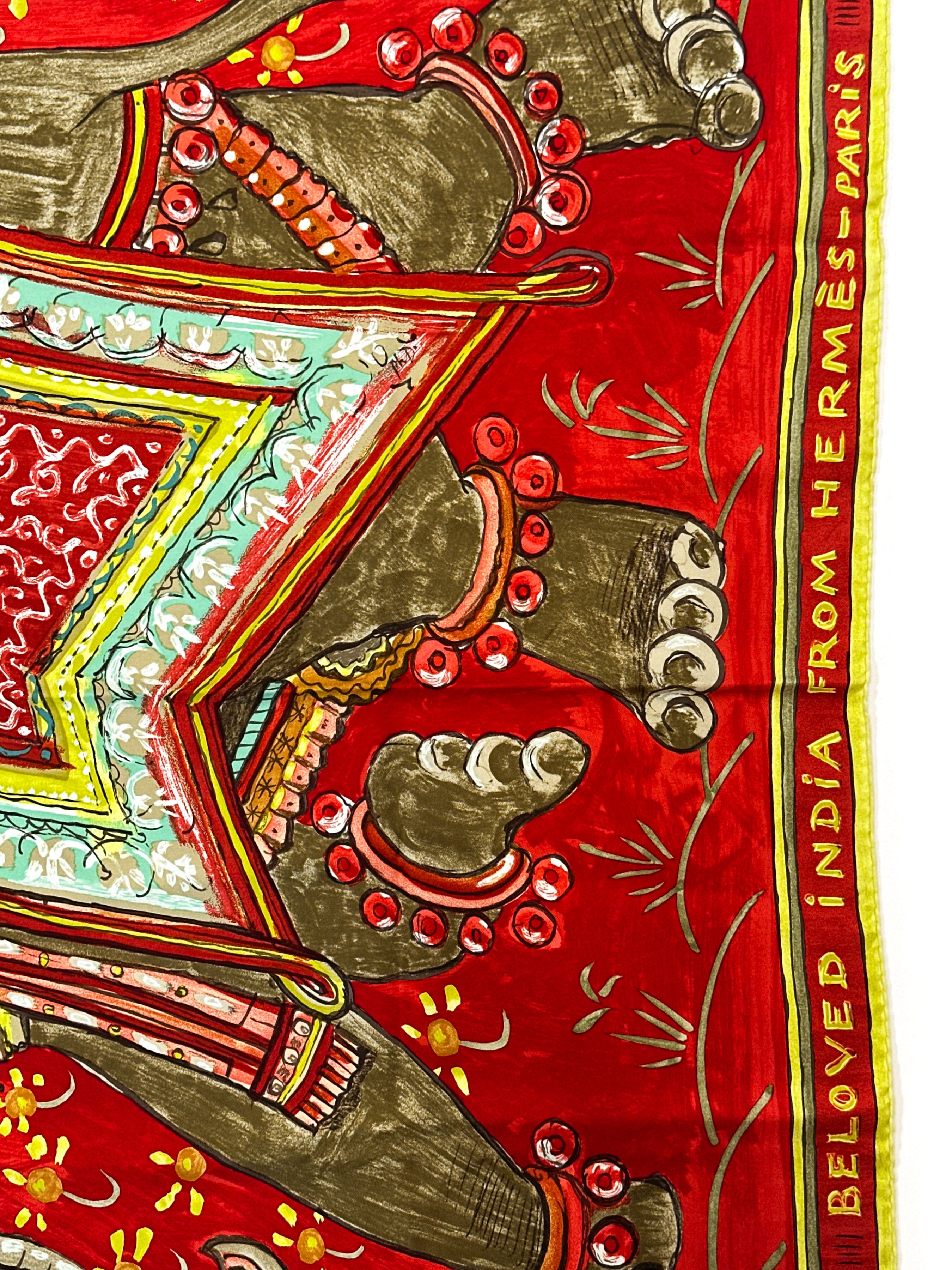 Hermès Beloved India 90