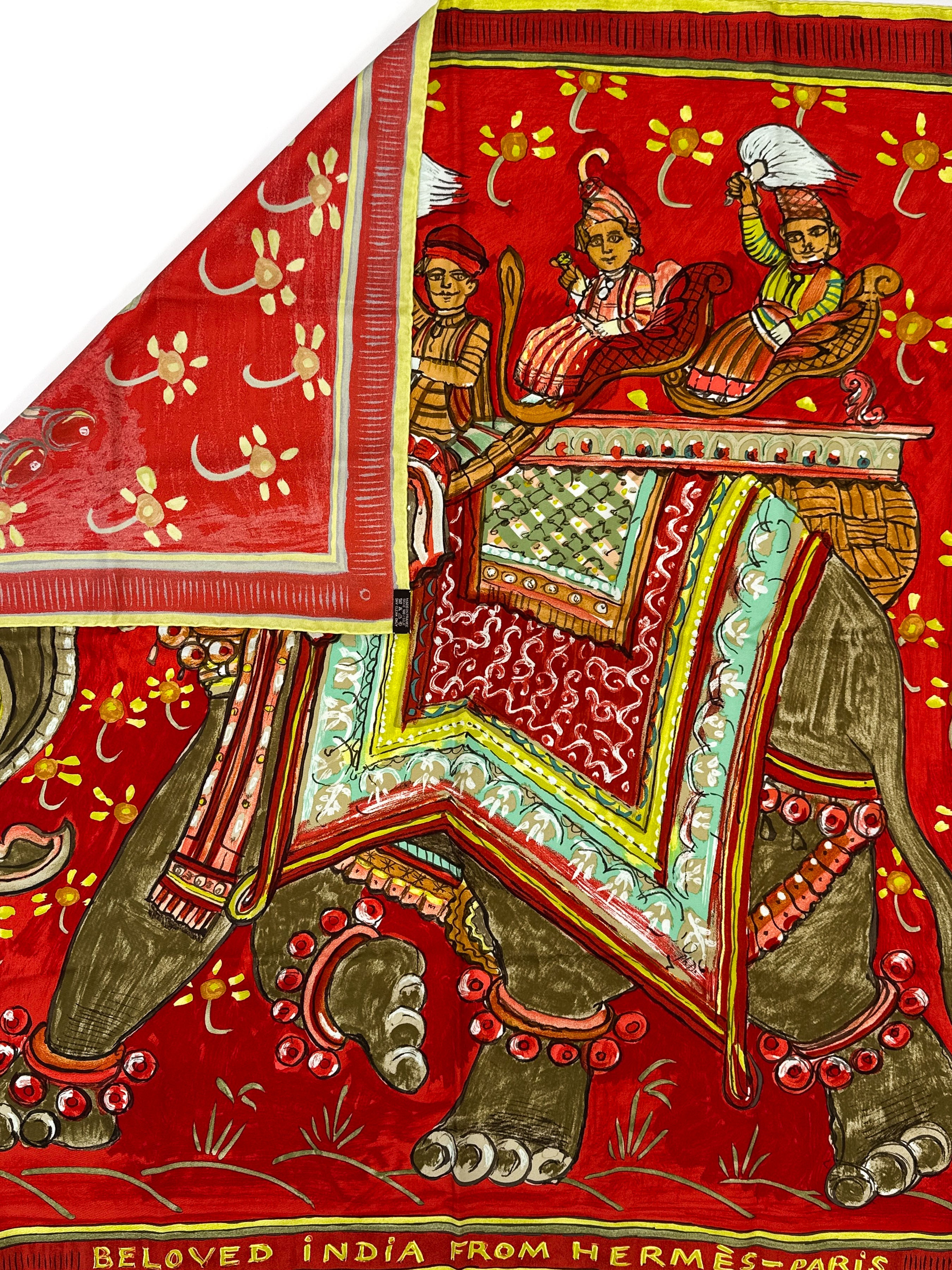 Hermès Beloved India 90