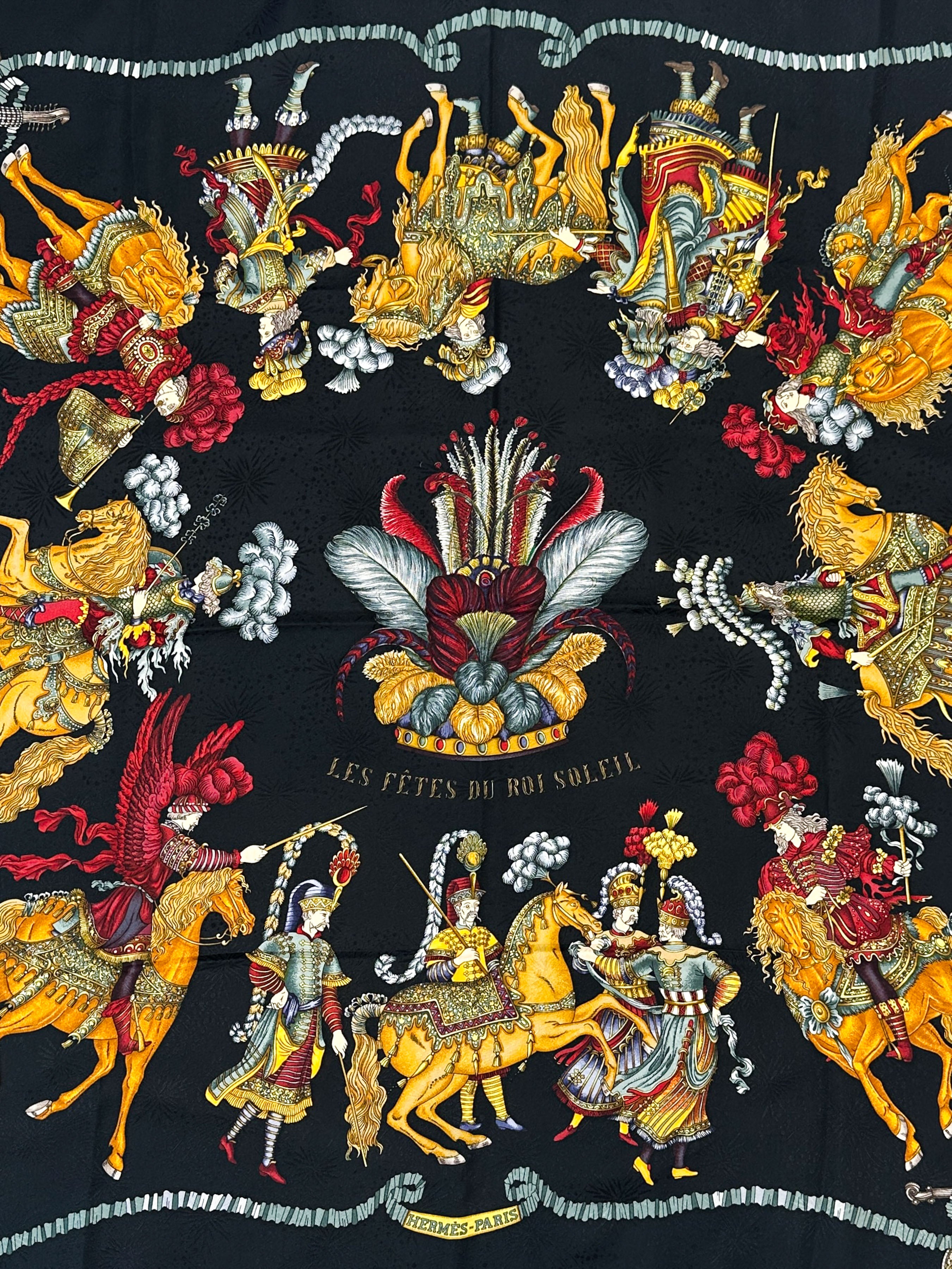 Hermès Les Fêtes du Roi Soleil Jacquard 90