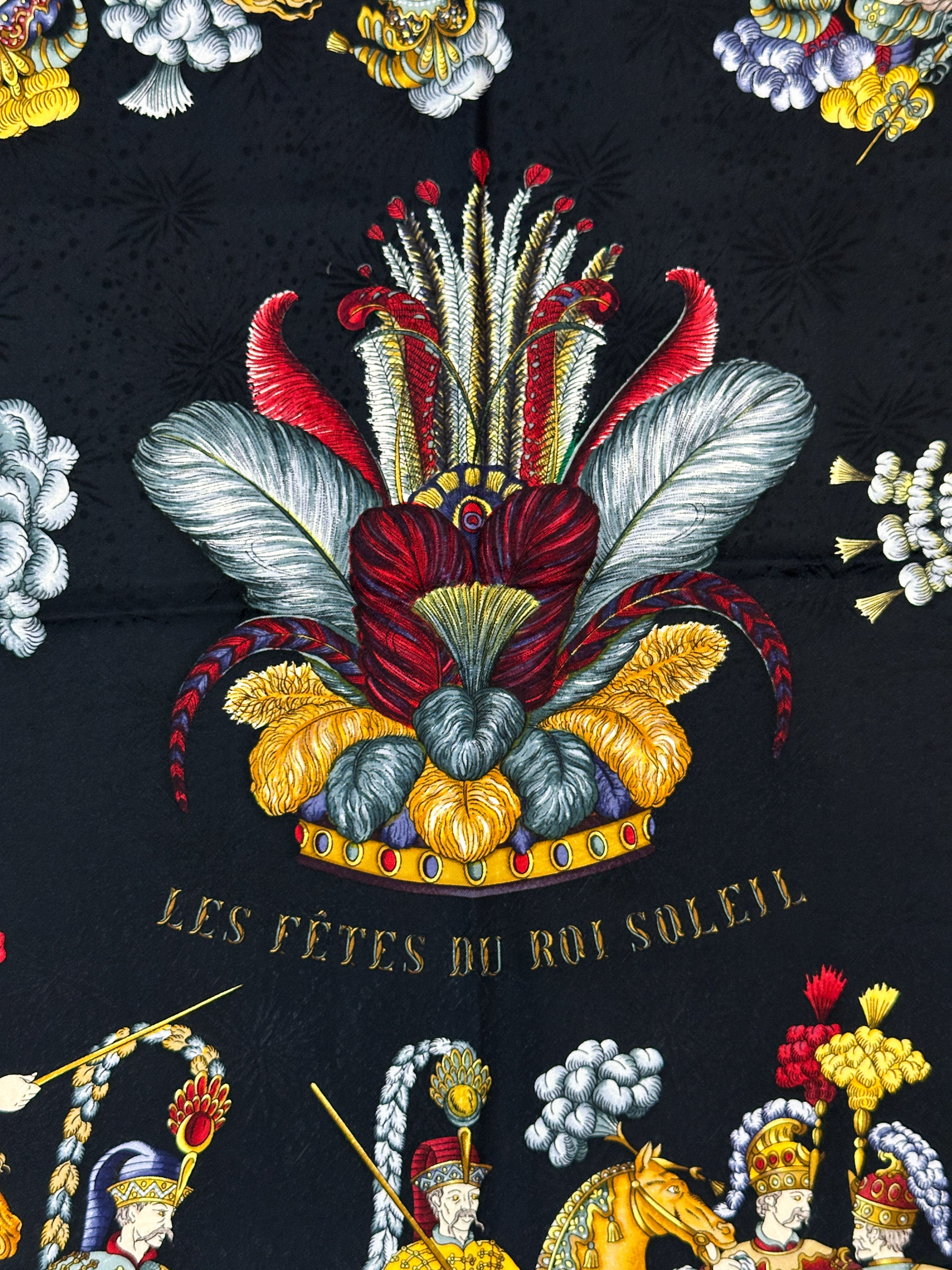 Hermès Les Fêtes du Roi Soleil Jacquard 90