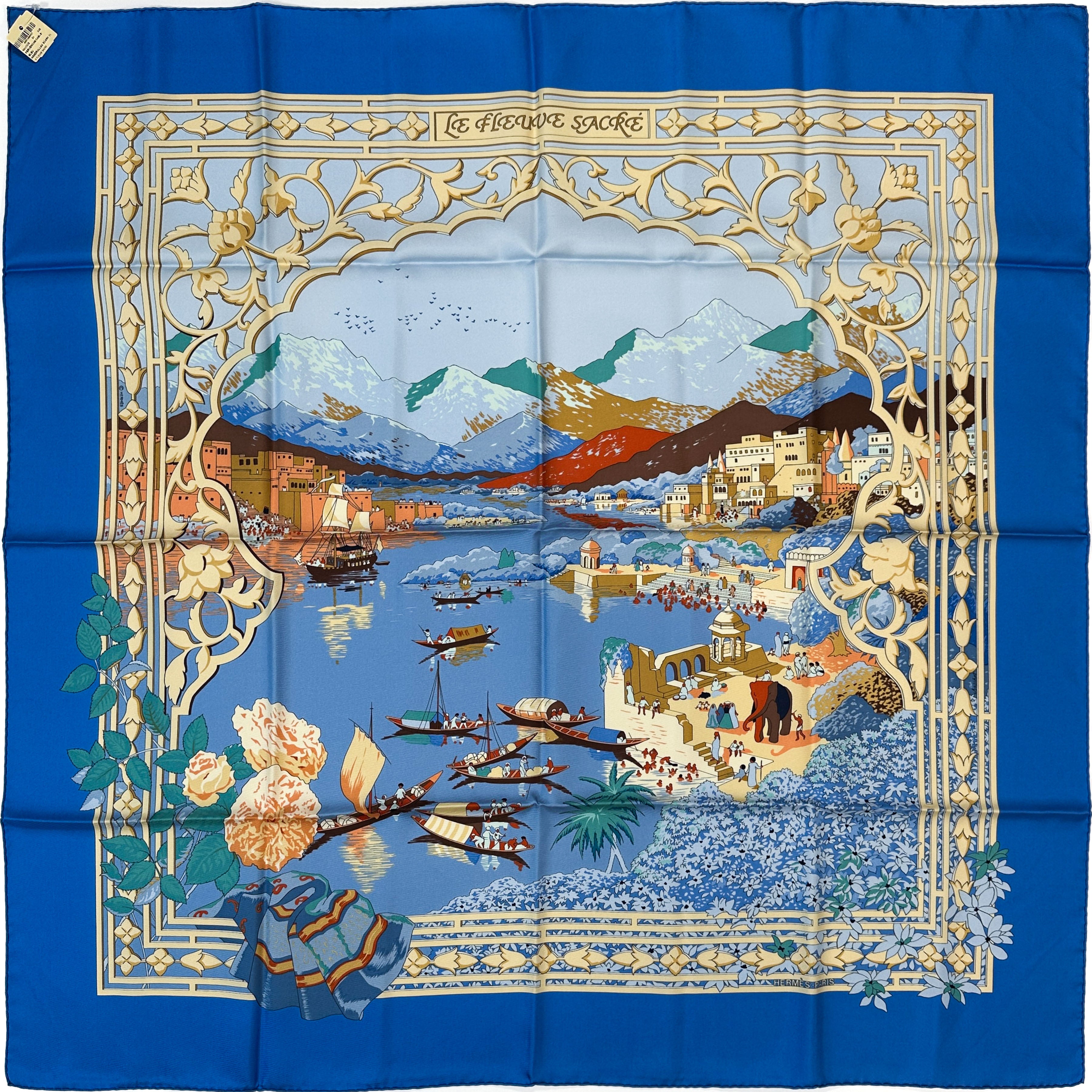 Hermès Le Fleuve Sacré 90