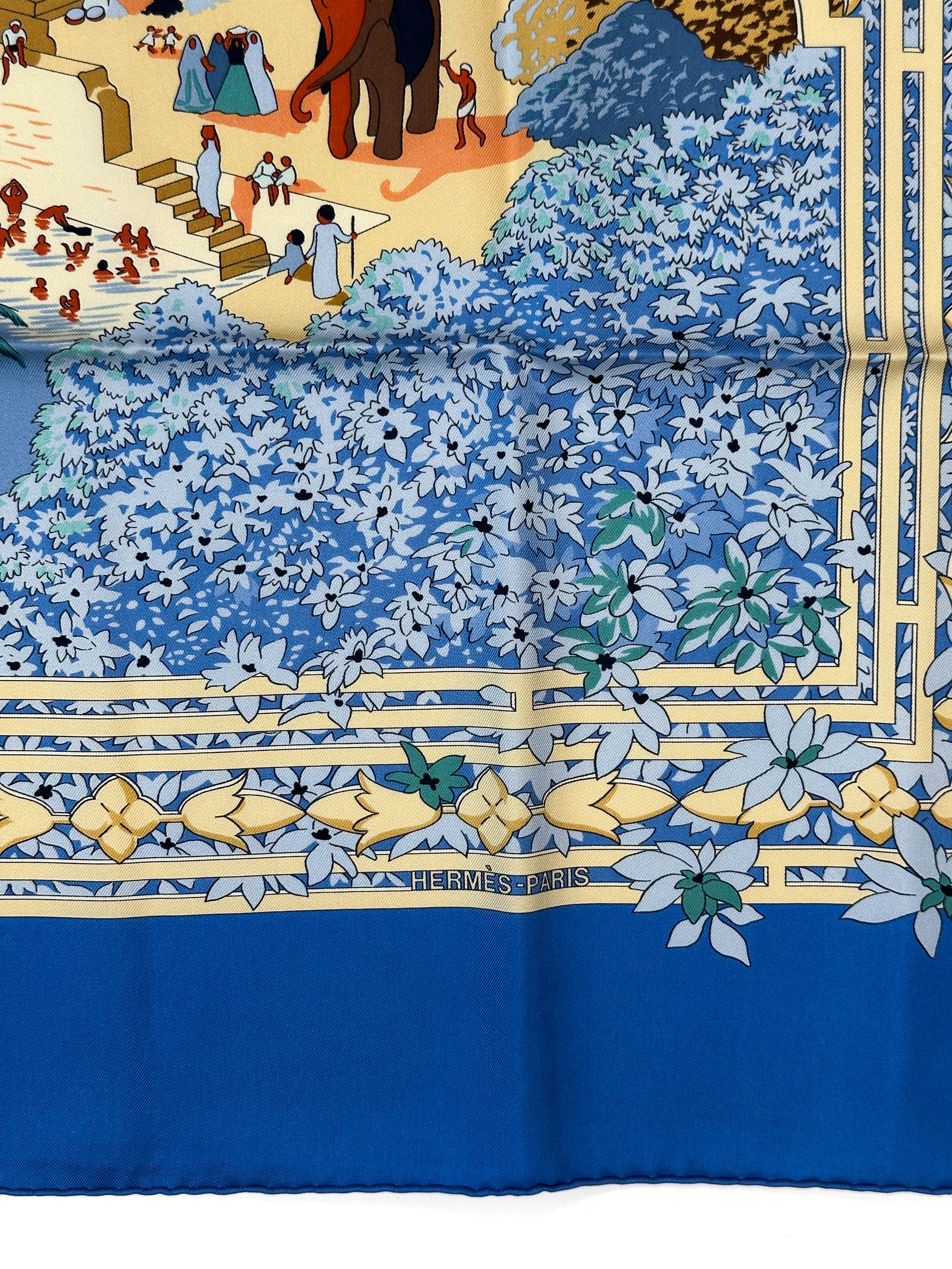 Hermès Le Fleuve Sacré 90