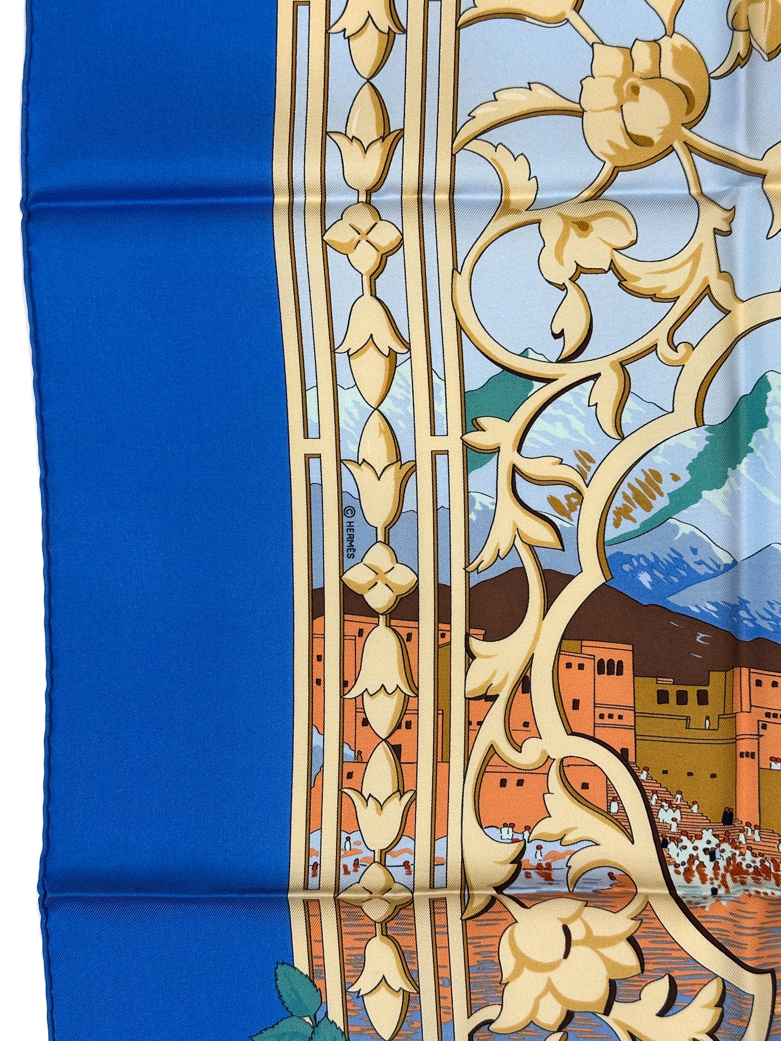 Hermès Le Fleuve Sacré 90