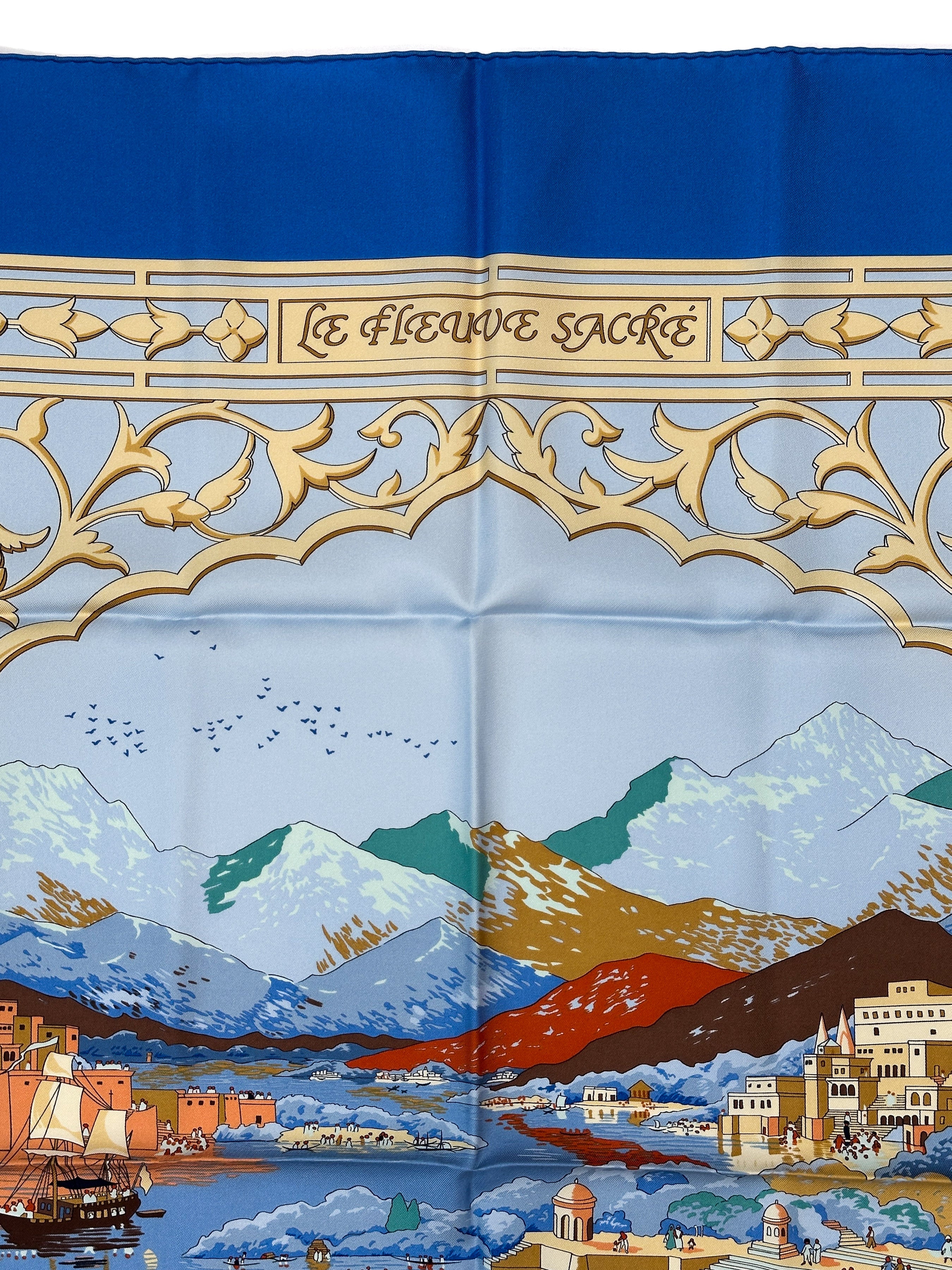 Hermès Le Fleuve Sacré 90
