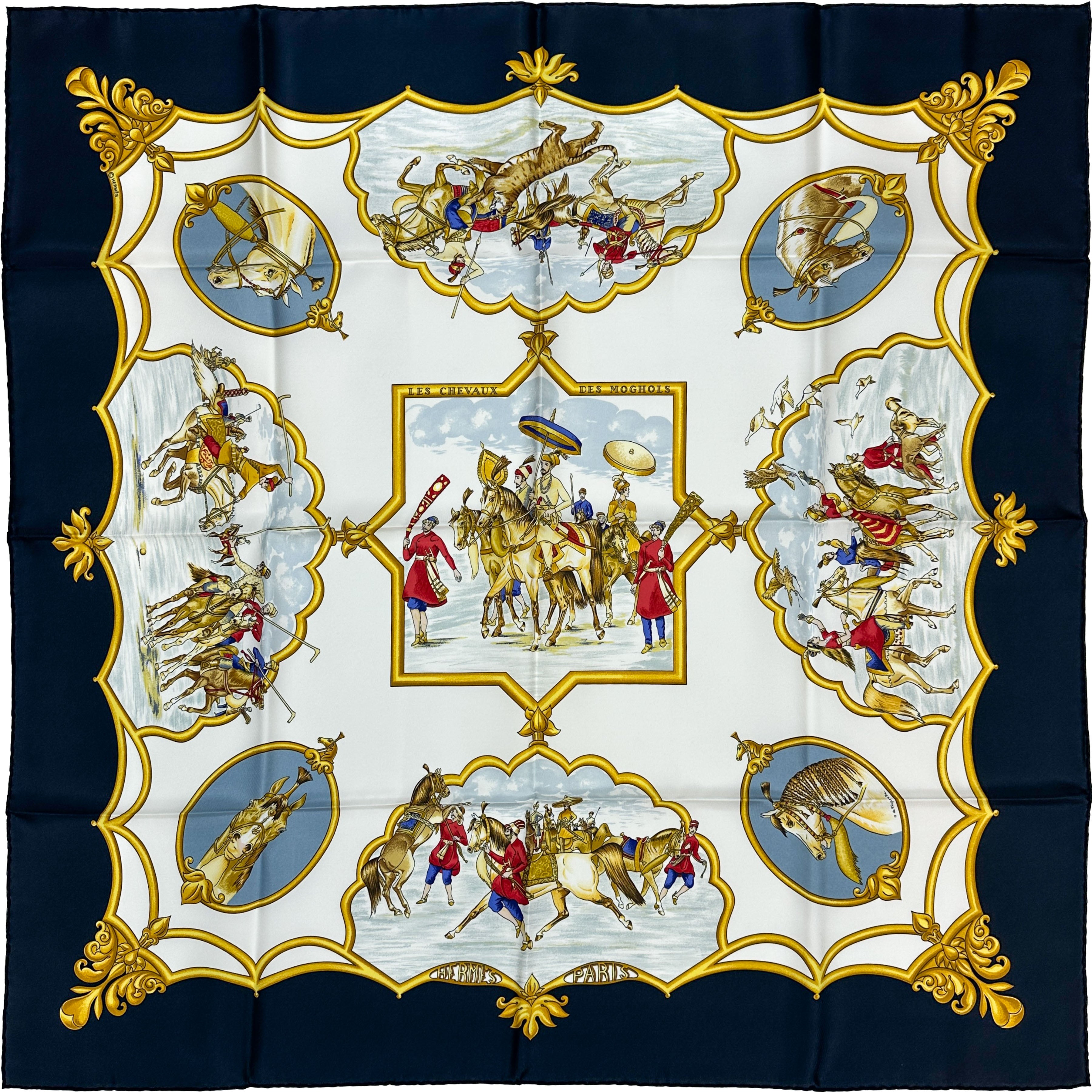 Hermès Les Chevaux des Moghols 90