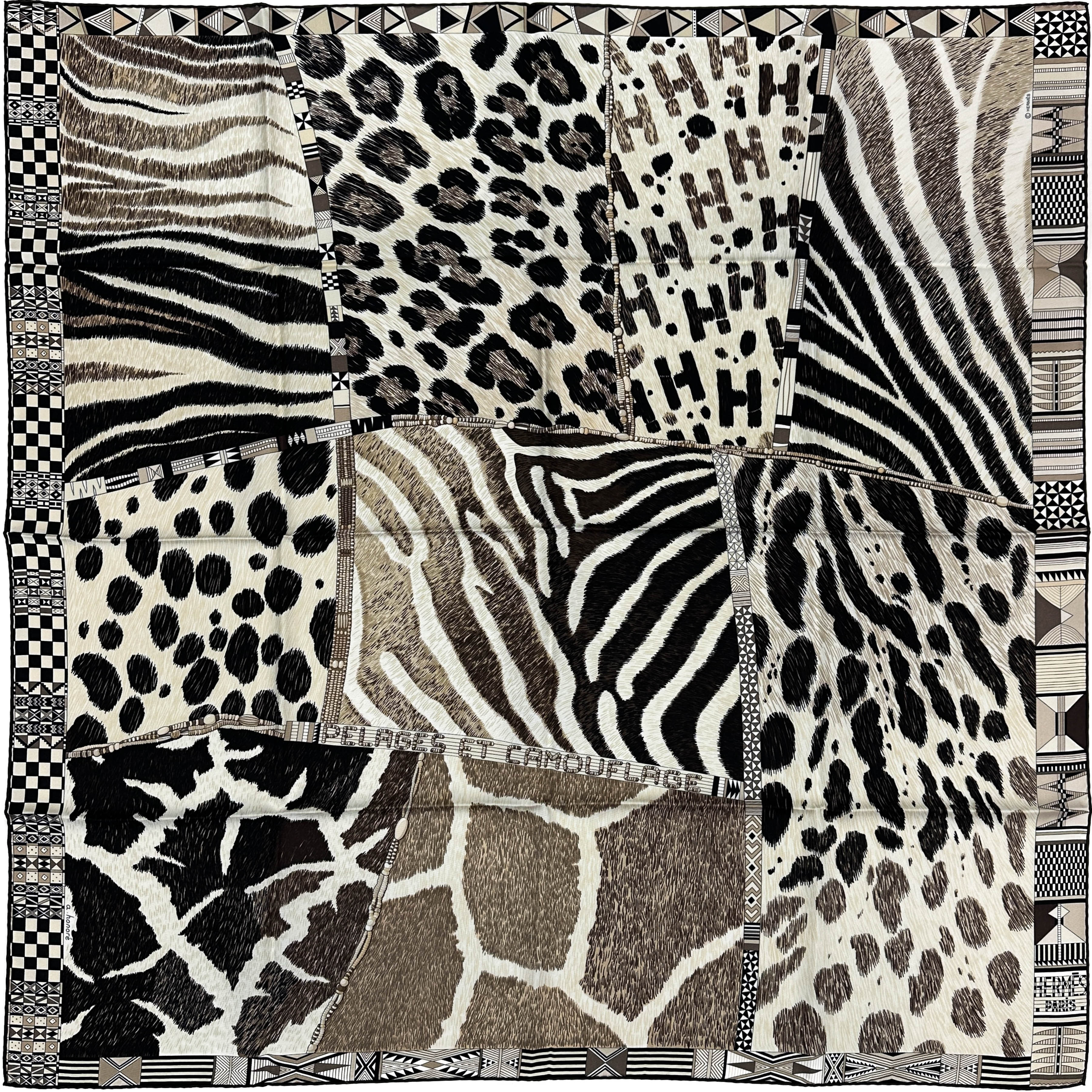 Hermès Pelages et Camouflage 90