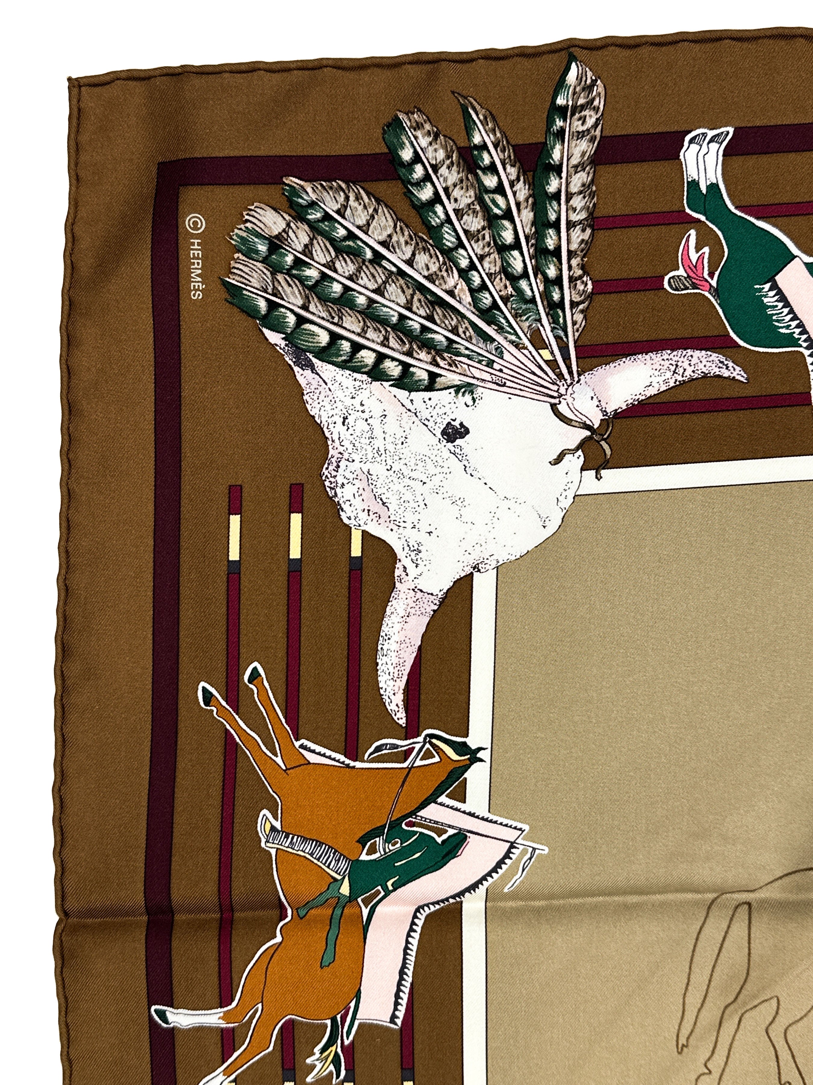 Hermès *Limited Edition Hermès In Seattle 2009* Pani La Shar Pawnee 90