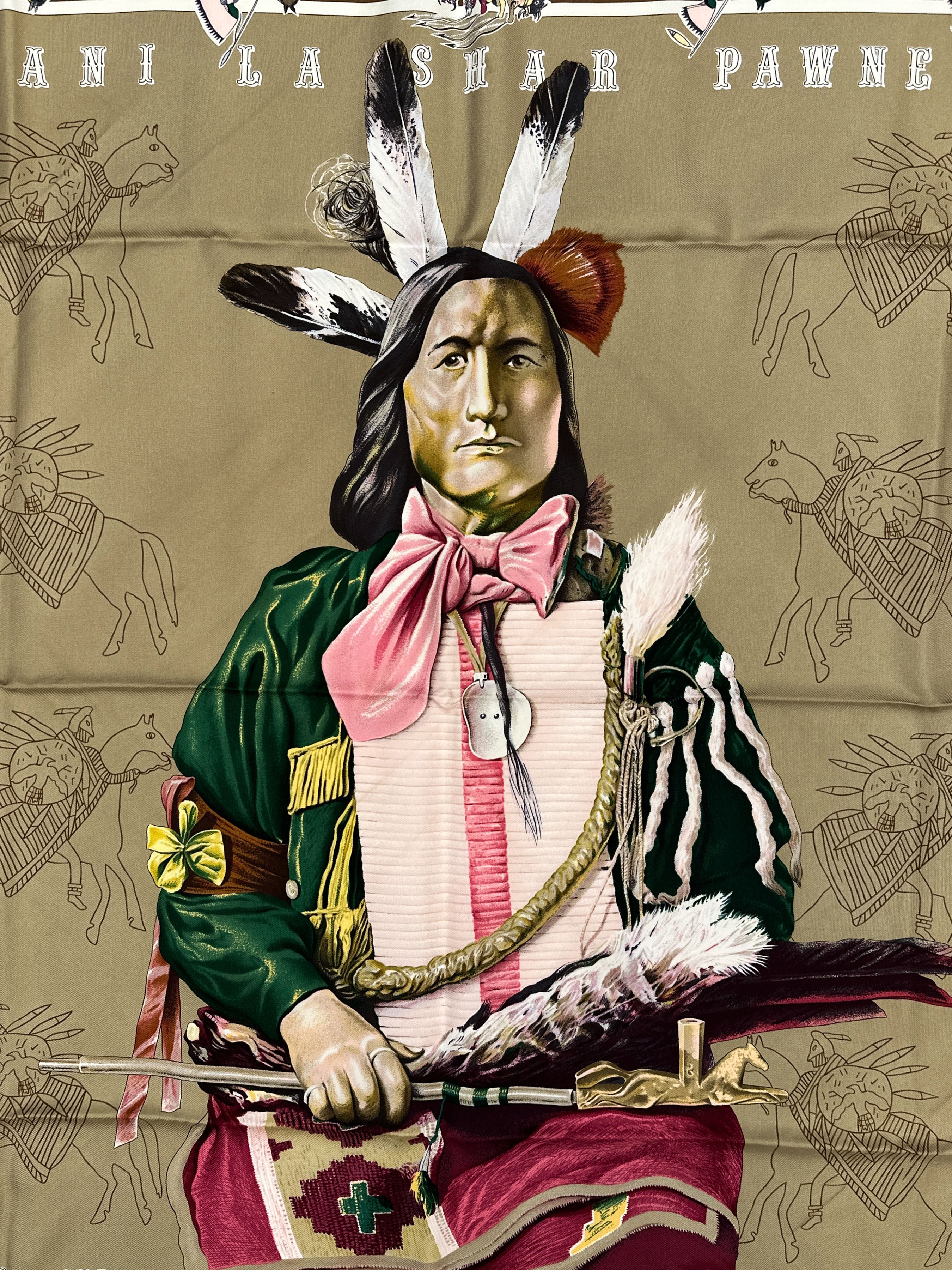 Hermès *Limited Edition Hermès In Seattle 2009* Pani La Shar Pawnee 90