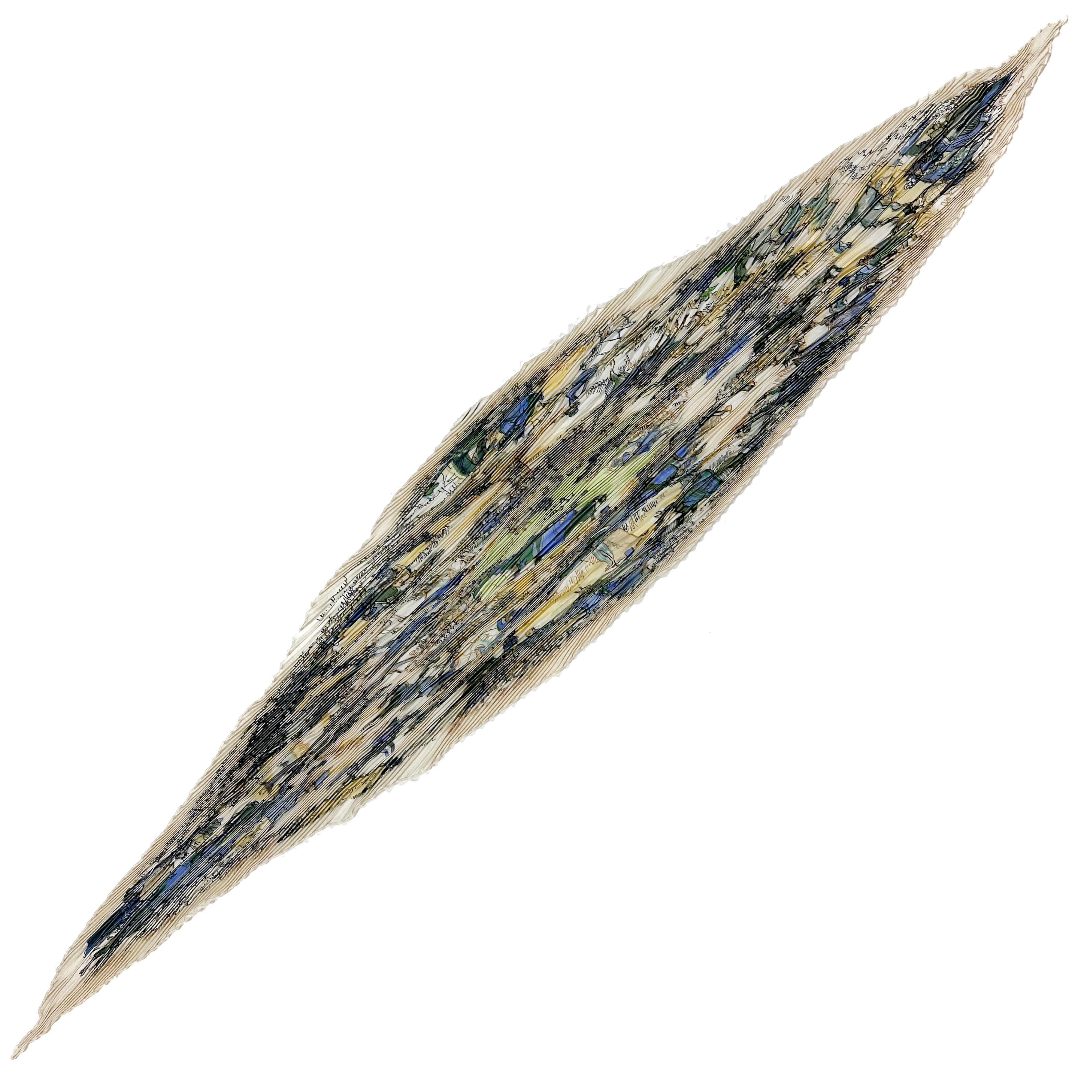 Hermès Les Amazones II Plissé 90