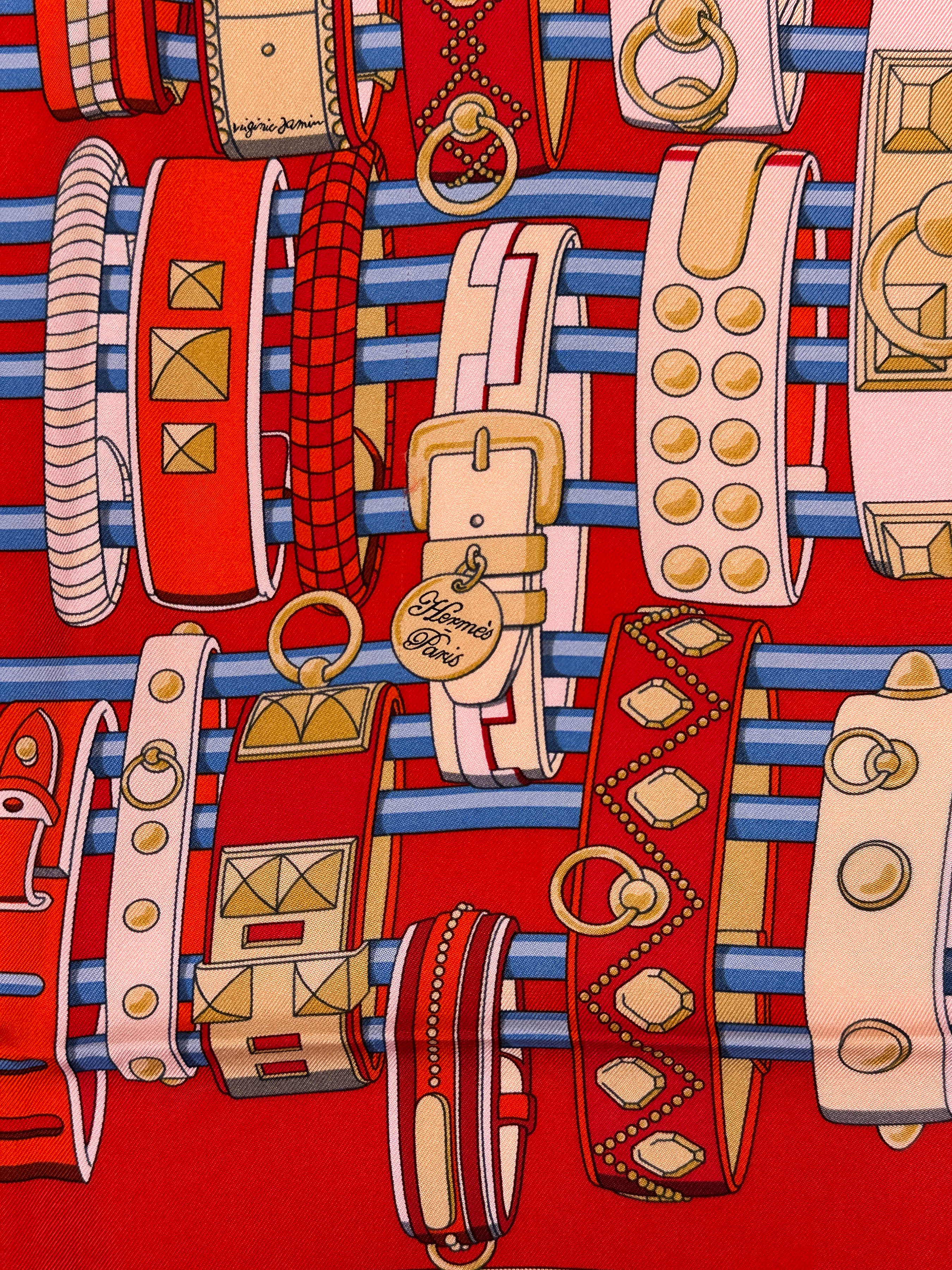 Hermès Colliers et Chiens Wash 90