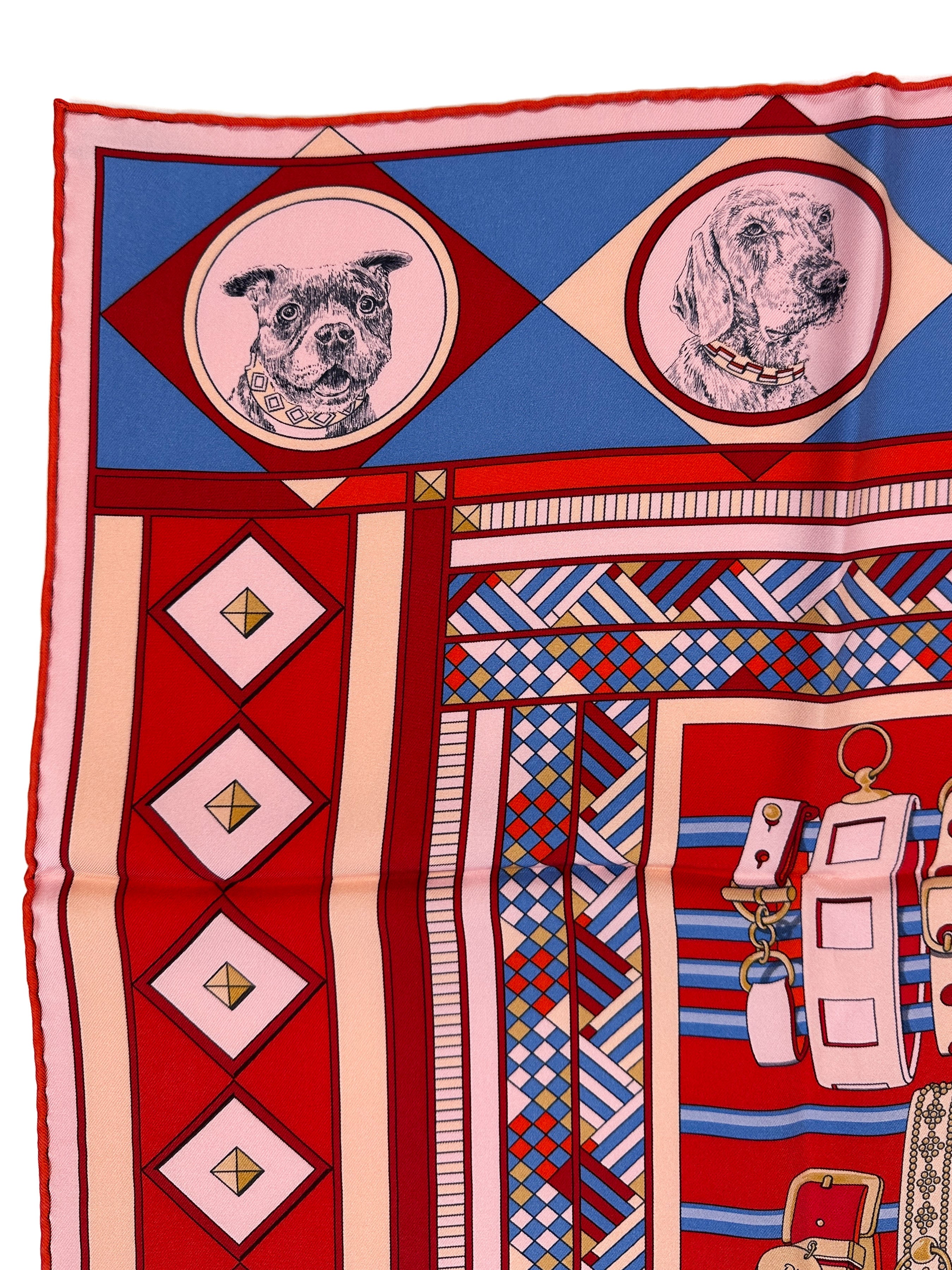 Hermès Colliers et Chiens Wash 90