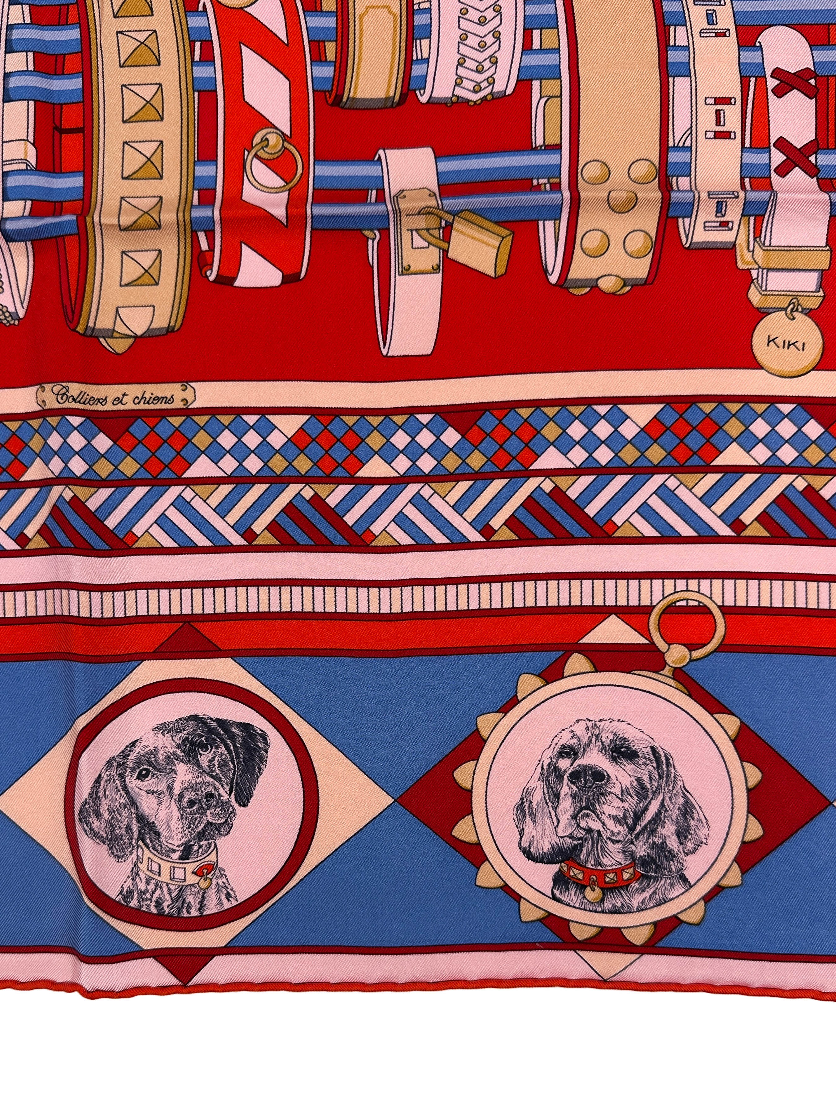 Hermès Colliers et Chiens Wash 90