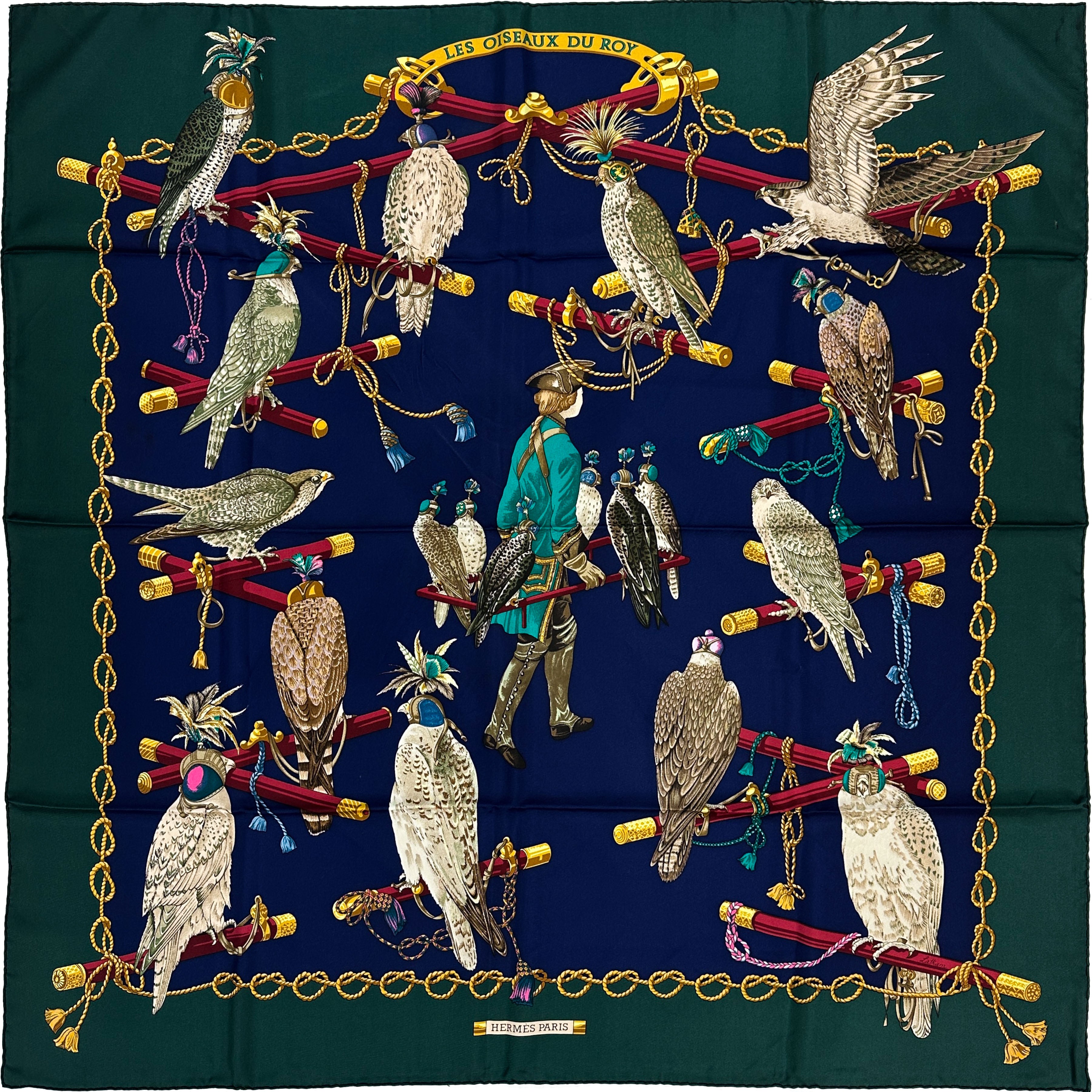 Hermès Les Oiseaux du Roy 90