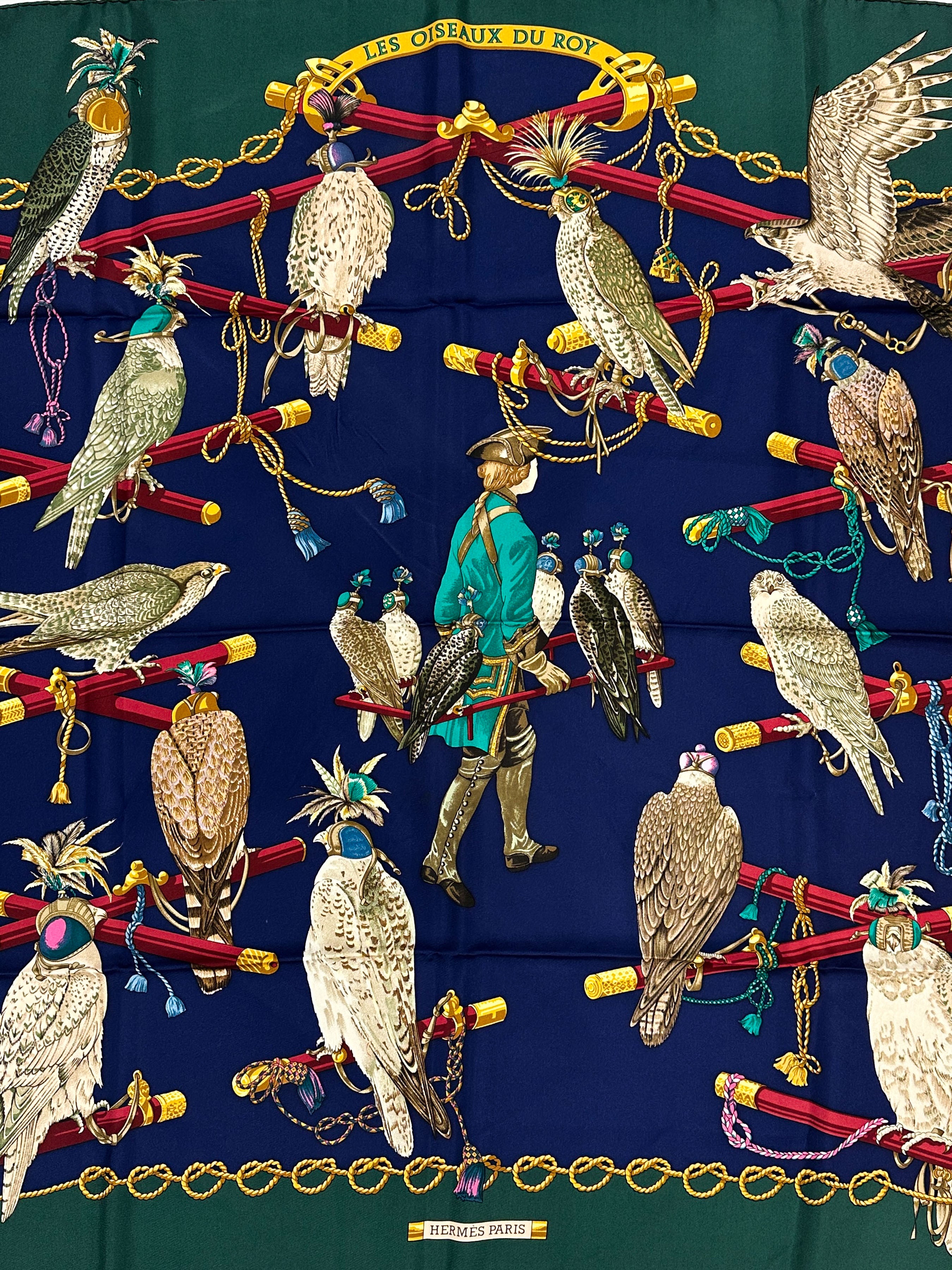 Hermès Les Oiseaux du Roy 90