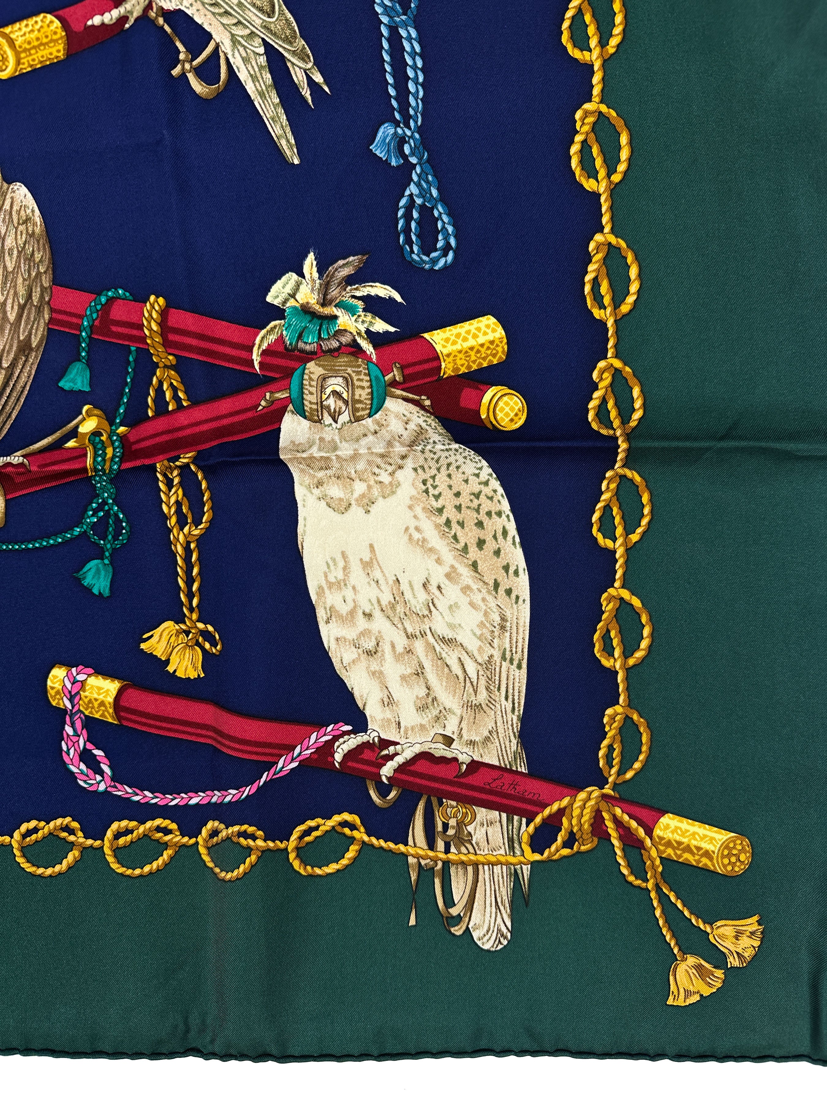 Hermès Les Oiseaux du Roy 90